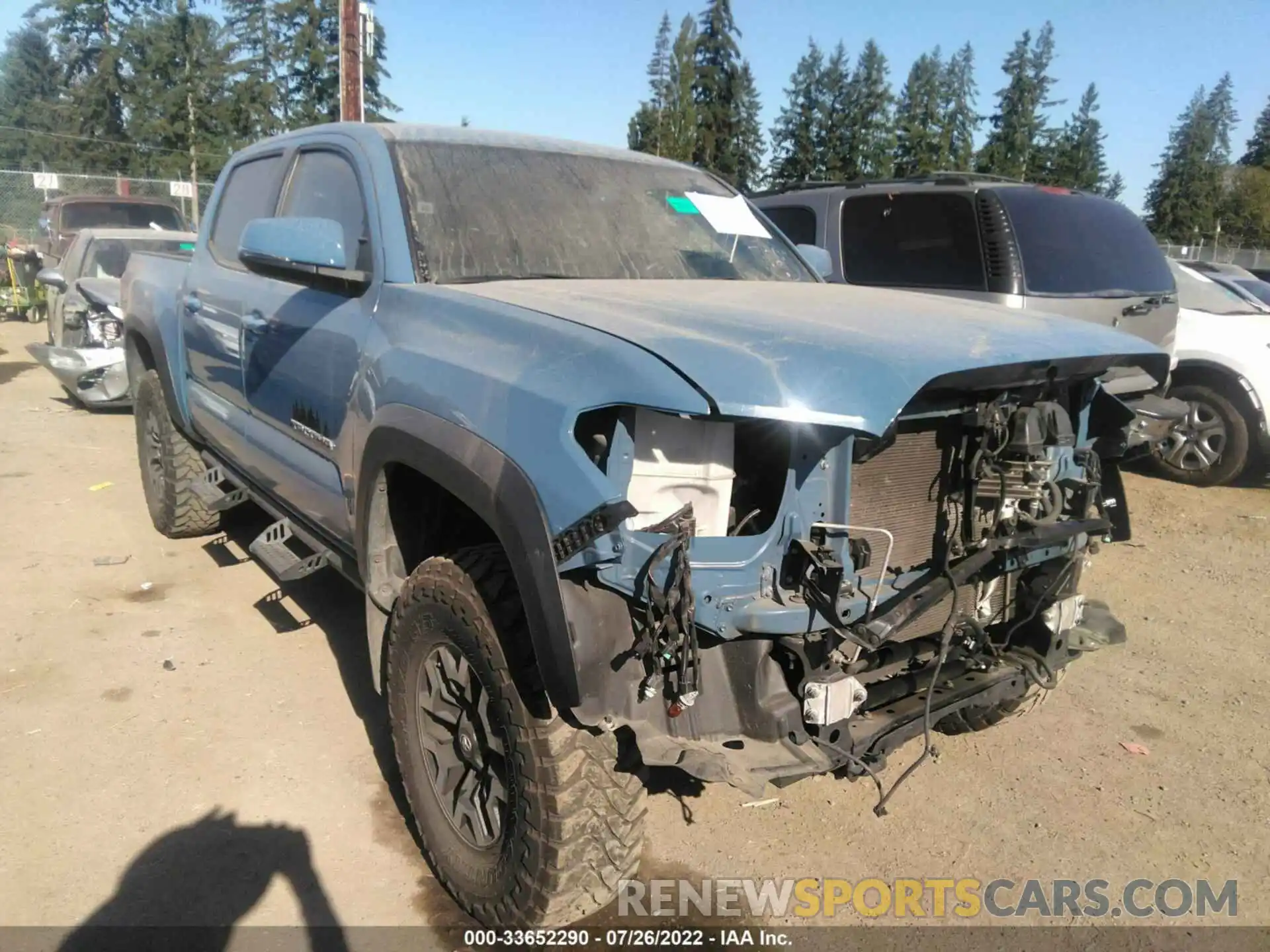 1 Фотография поврежденного автомобиля 3TMCZ5AN9KM270970 TOYOTA TACOMA 4WD 2019