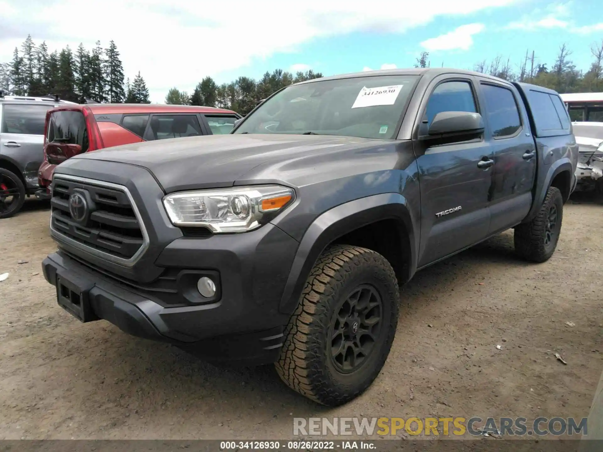 2 Фотография поврежденного автомобиля 3TMCZ5AN9KM273741 TOYOTA TACOMA 4WD 2019