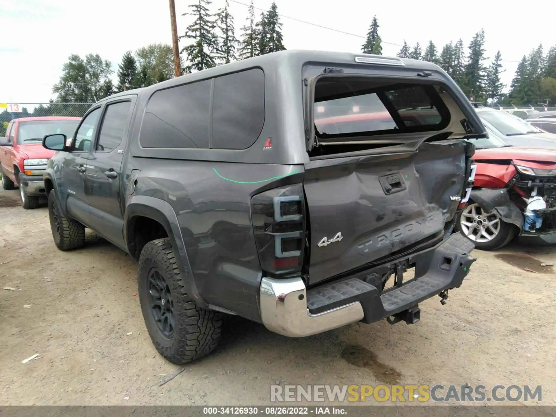 3 Фотография поврежденного автомобиля 3TMCZ5AN9KM273741 TOYOTA TACOMA 4WD 2019