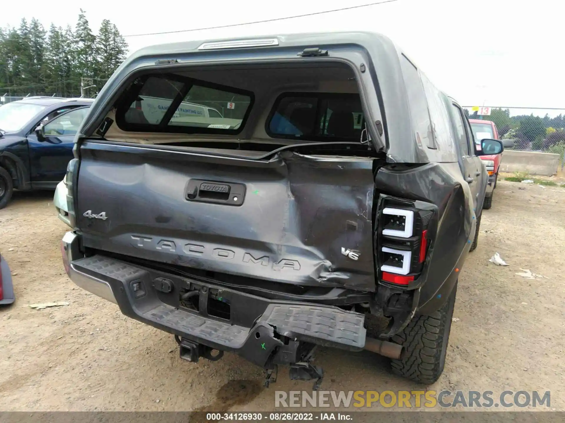 6 Фотография поврежденного автомобиля 3TMCZ5AN9KM273741 TOYOTA TACOMA 4WD 2019