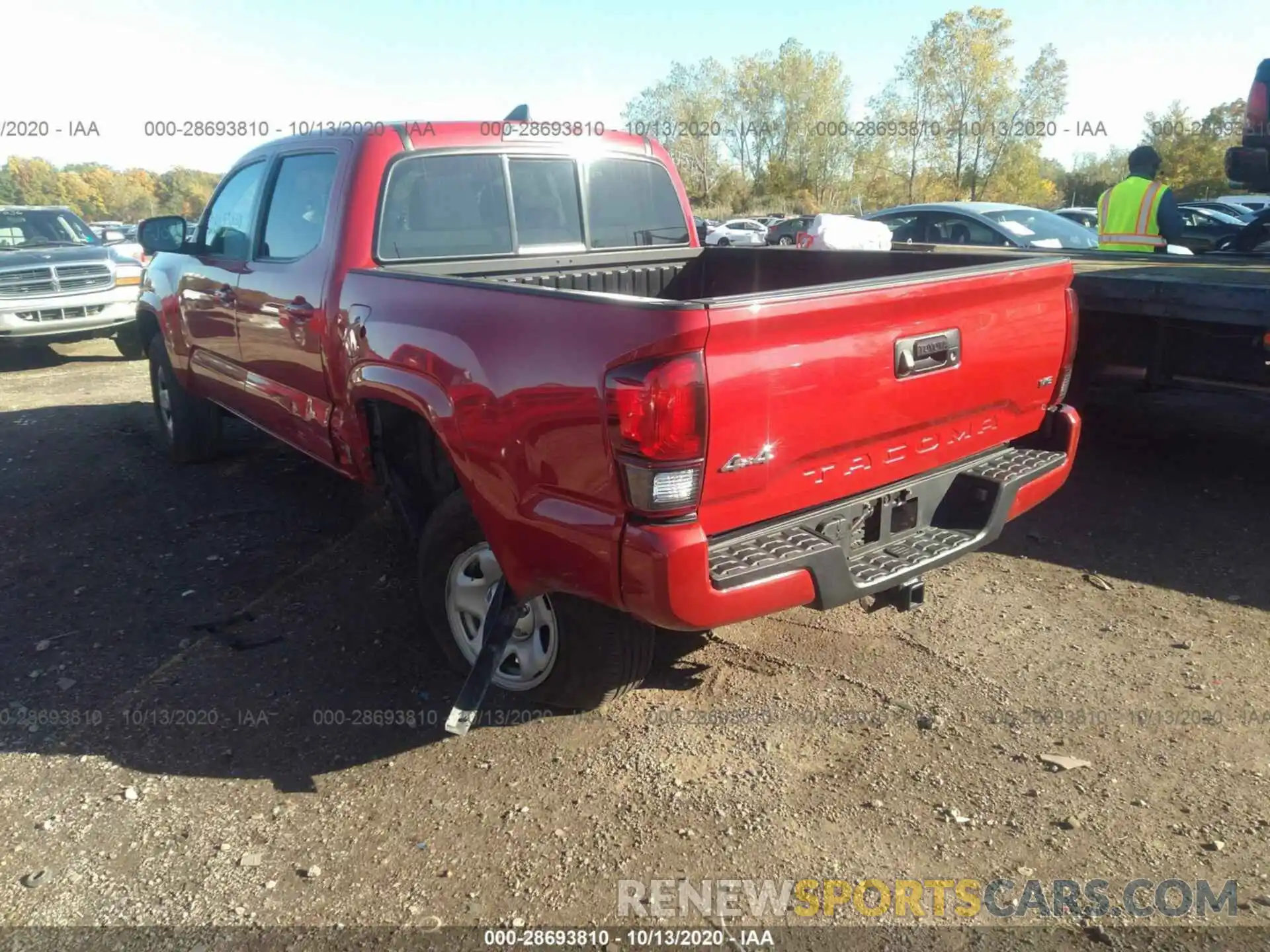 3 Photograph of a damaged car 3TMCZ5AN9KM277465 TOYOTA TACOMA 4WD 2019