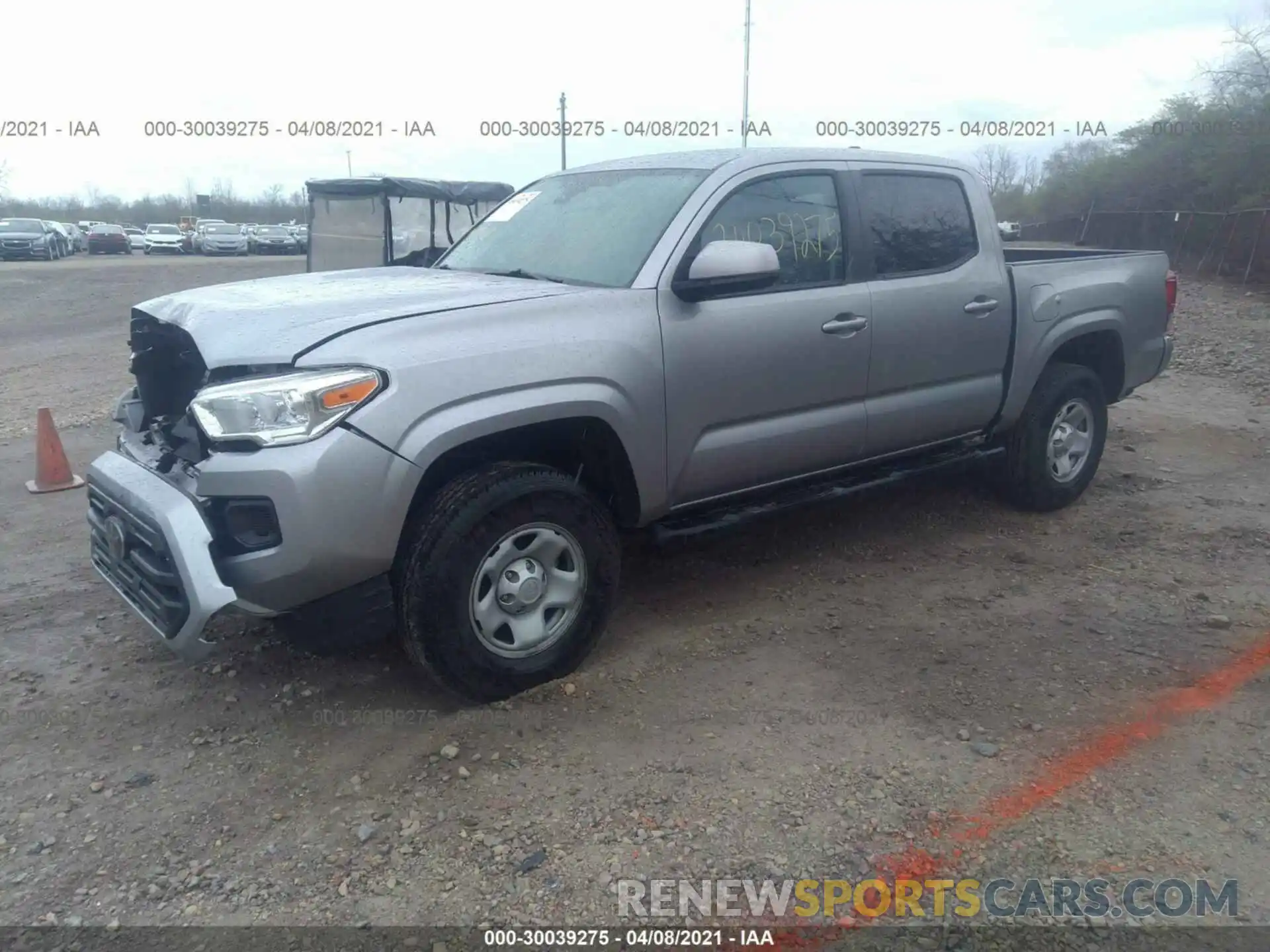 2 Photograph of a damaged car 3TMCZ5AN9KM278292 TOYOTA TACOMA 4WD 2019