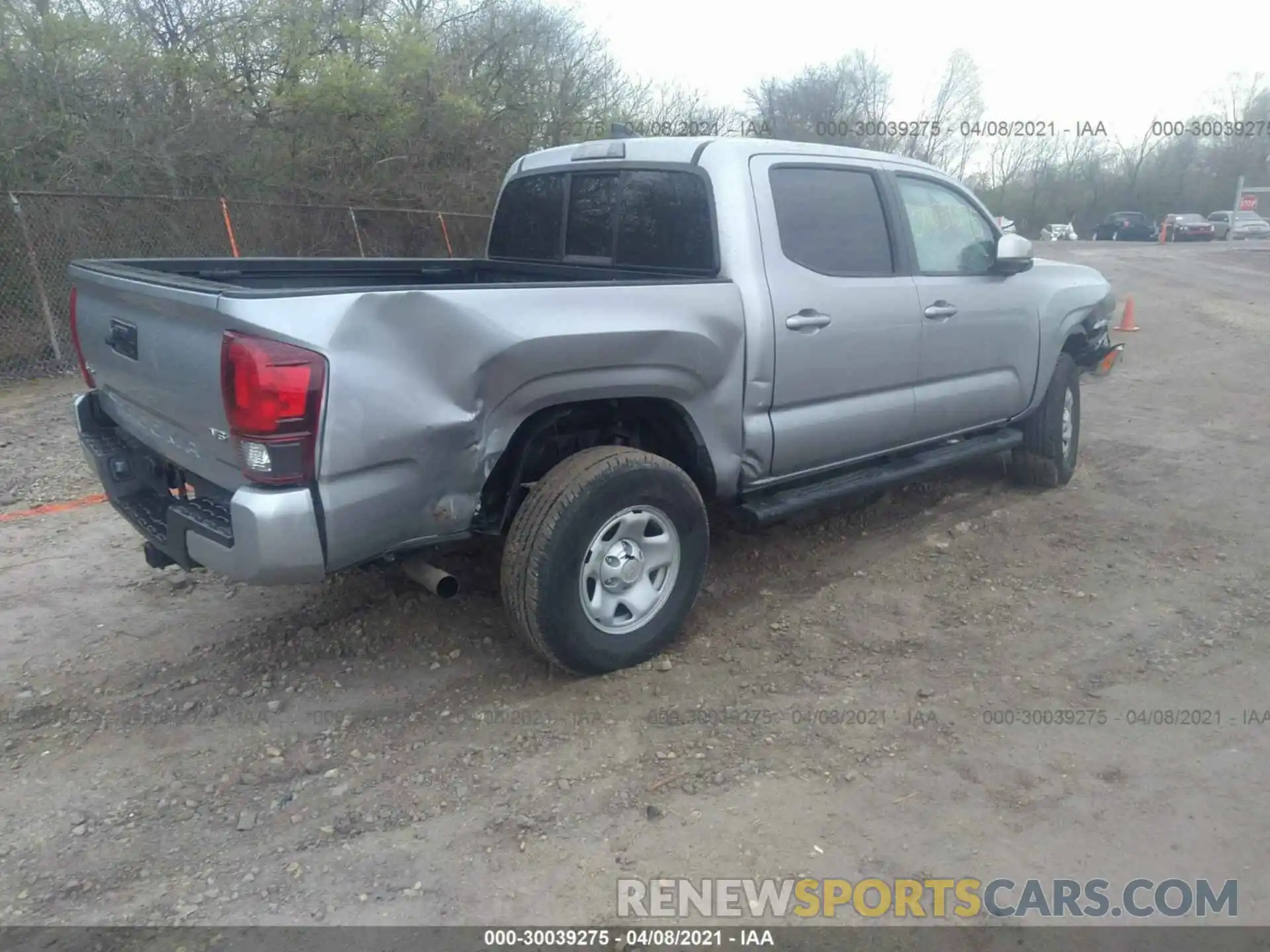 4 Photograph of a damaged car 3TMCZ5AN9KM278292 TOYOTA TACOMA 4WD 2019