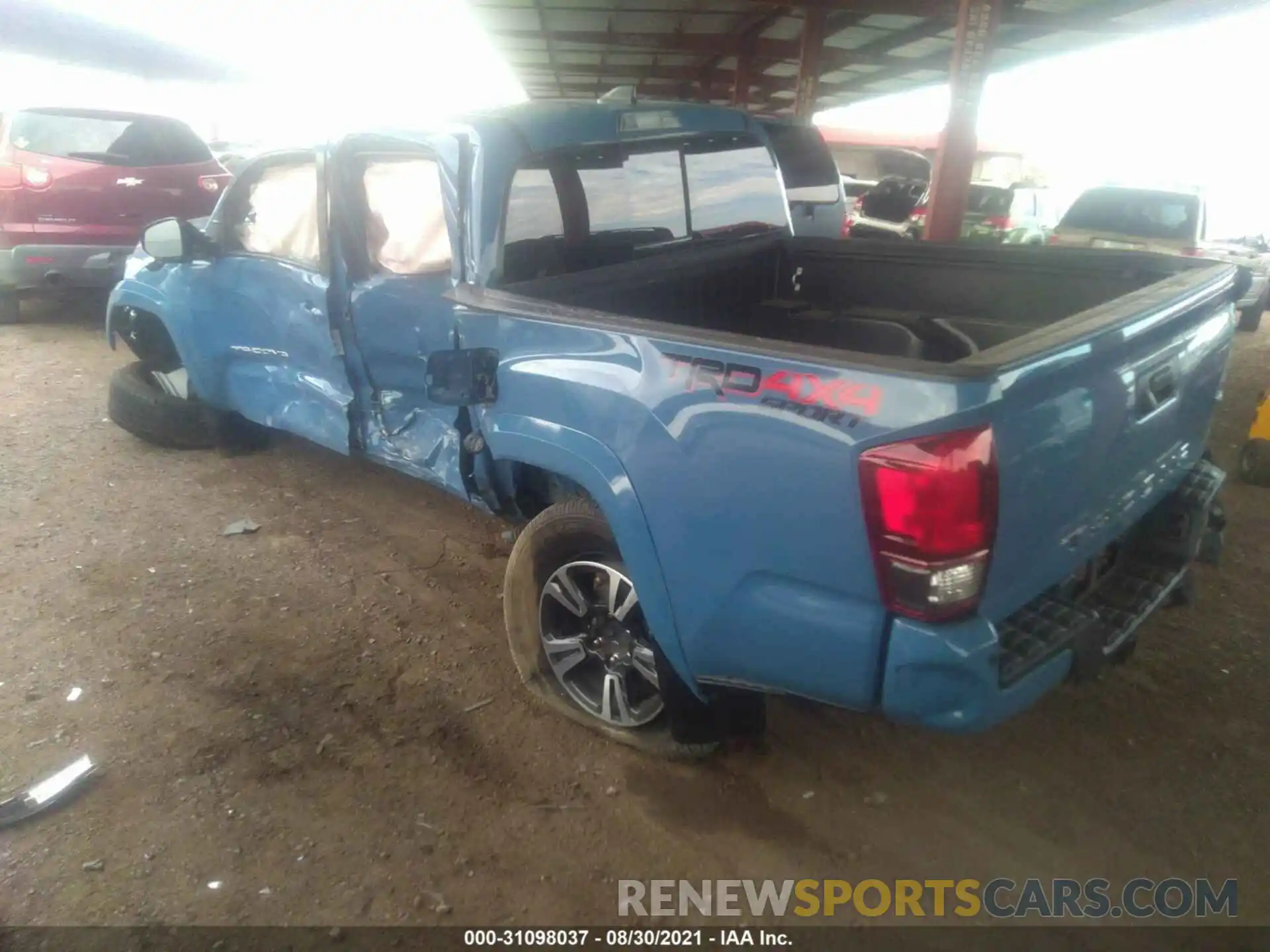 3 Photograph of a damaged car 3TMCZ5AN9KM280074 TOYOTA TACOMA 4WD 2019