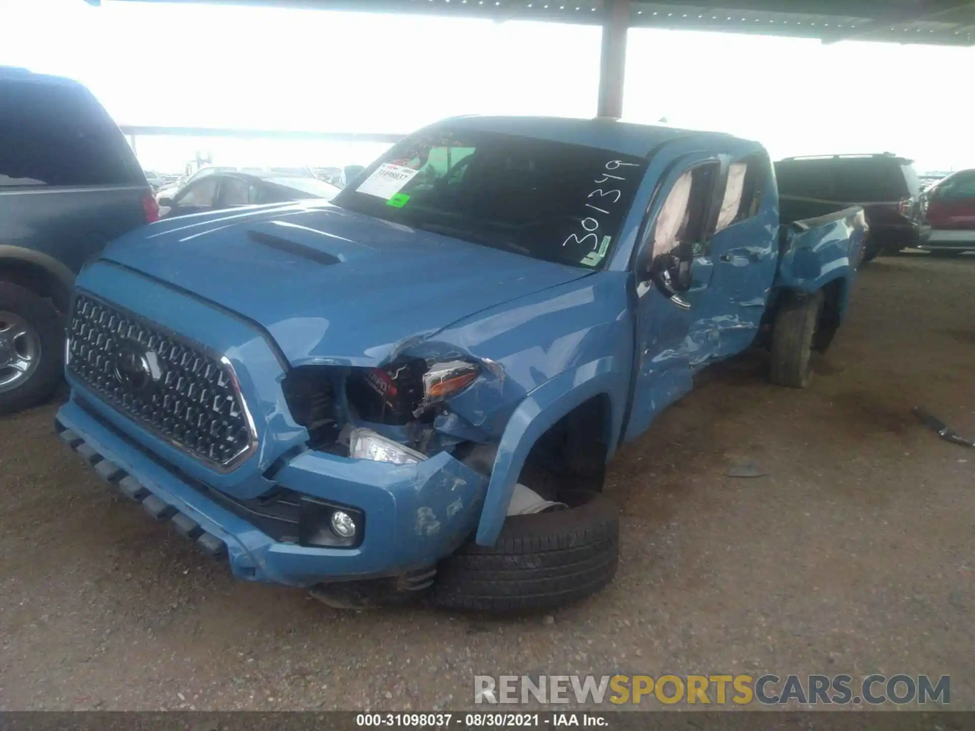 6 Photograph of a damaged car 3TMCZ5AN9KM280074 TOYOTA TACOMA 4WD 2019