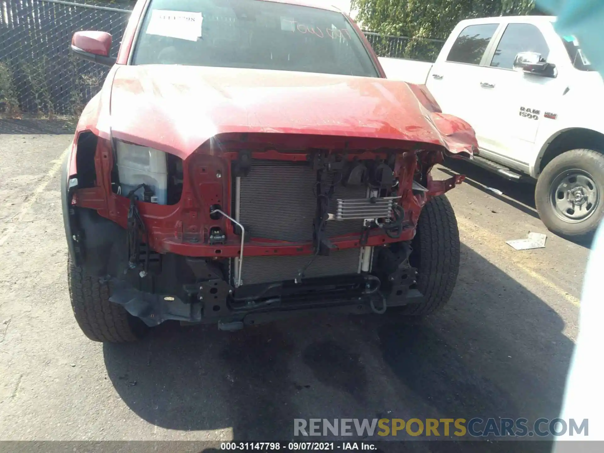 6 Photograph of a damaged car 3TMCZ5AN9KM280625 TOYOTA TACOMA 4WD 2019