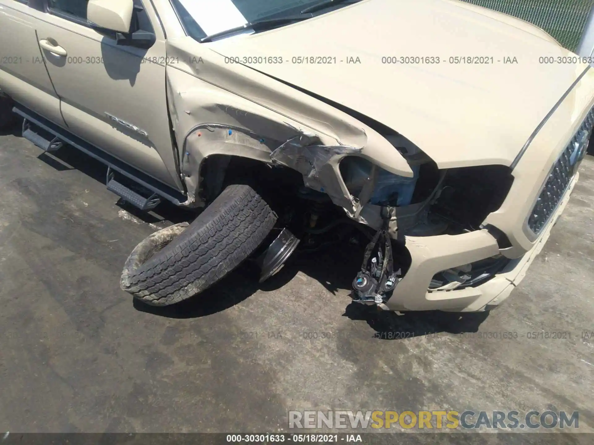 6 Photograph of a damaged car 3TMCZ5AN9KM282441 TOYOTA TACOMA 4WD 2019