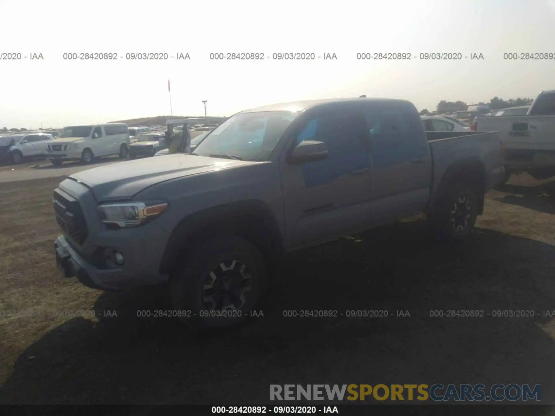 2 Фотография поврежденного автомобиля 3TMCZ5ANXKM192473 TOYOTA TACOMA 4WD 2019