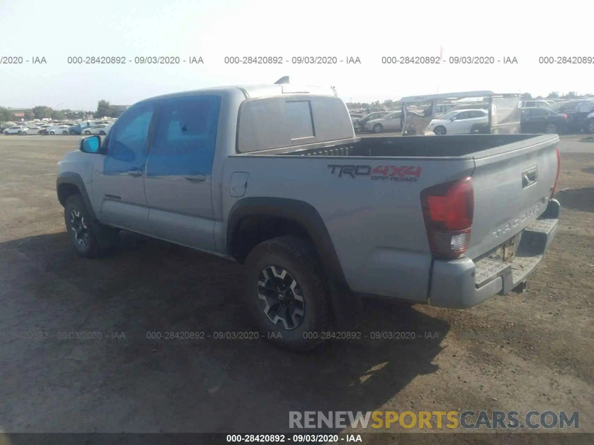 3 Photograph of a damaged car 3TMCZ5ANXKM192473 TOYOTA TACOMA 4WD 2019