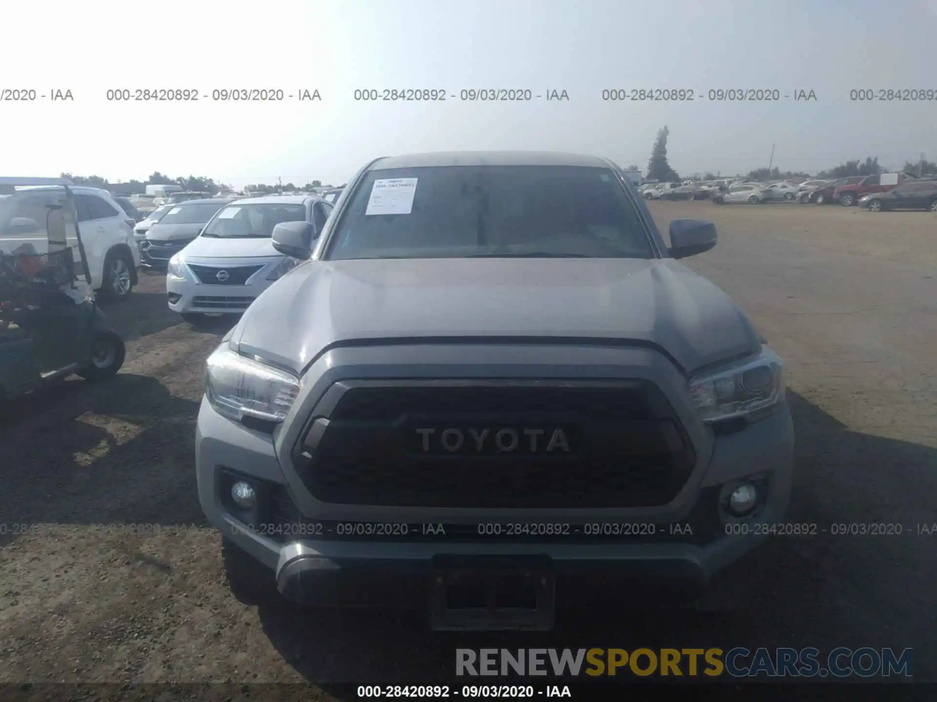 6 Photograph of a damaged car 3TMCZ5ANXKM192473 TOYOTA TACOMA 4WD 2019