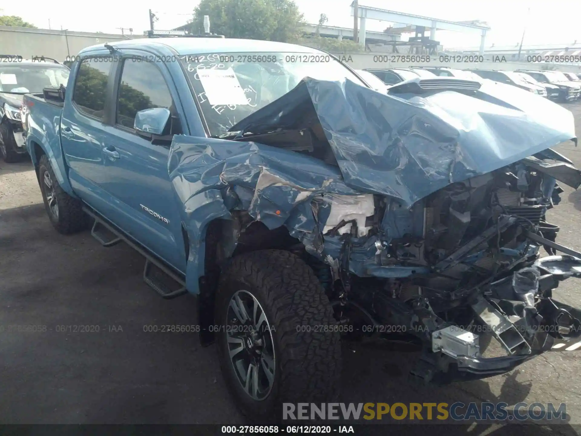 1 Photograph of a damaged car 3TMCZ5ANXKM199987 TOYOTA TACOMA 4WD 2019