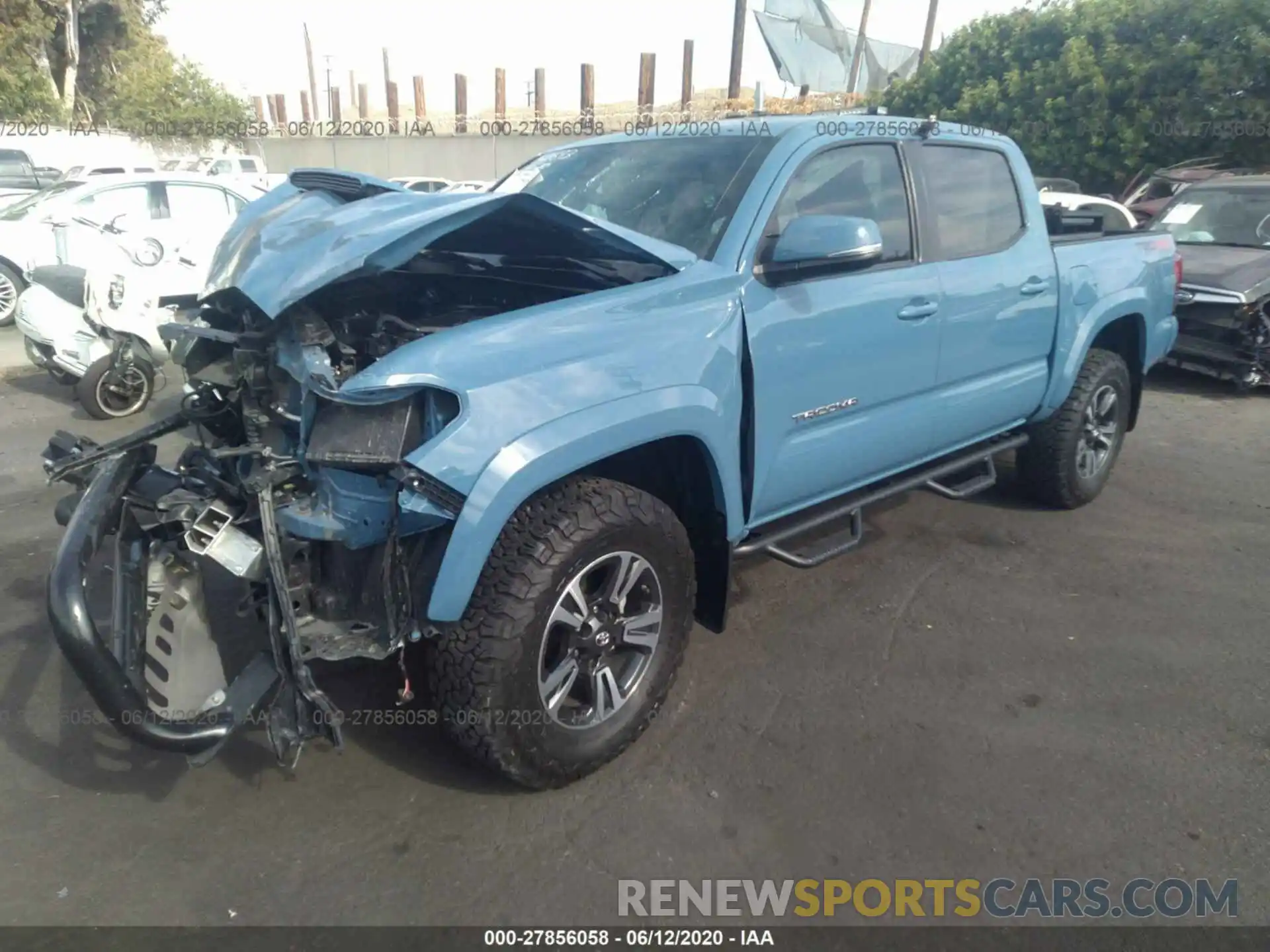 2 Photograph of a damaged car 3TMCZ5ANXKM199987 TOYOTA TACOMA 4WD 2019