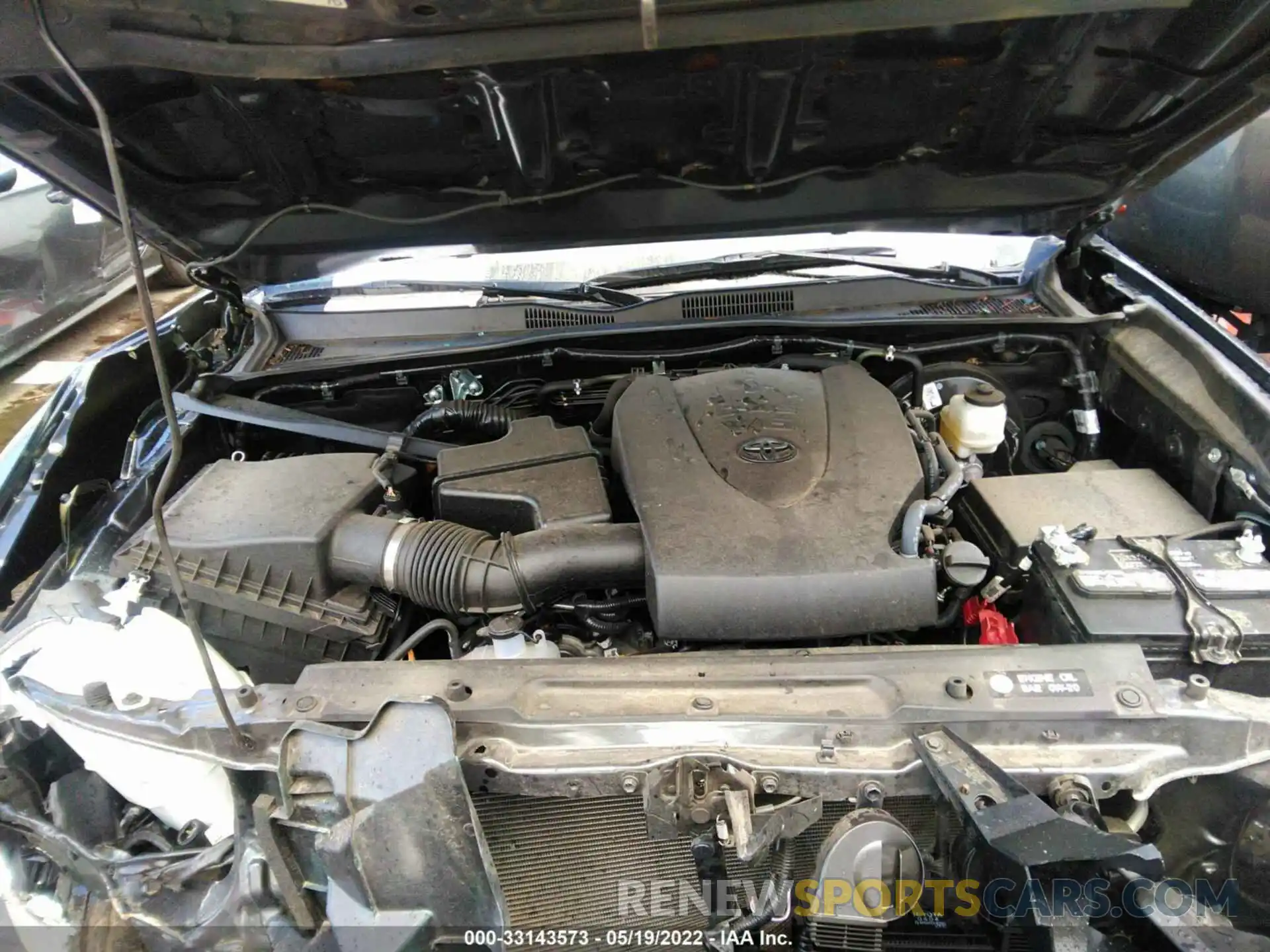 10 Photograph of a damaged car 3TMCZ5ANXKM205979 TOYOTA TACOMA 4WD 2019