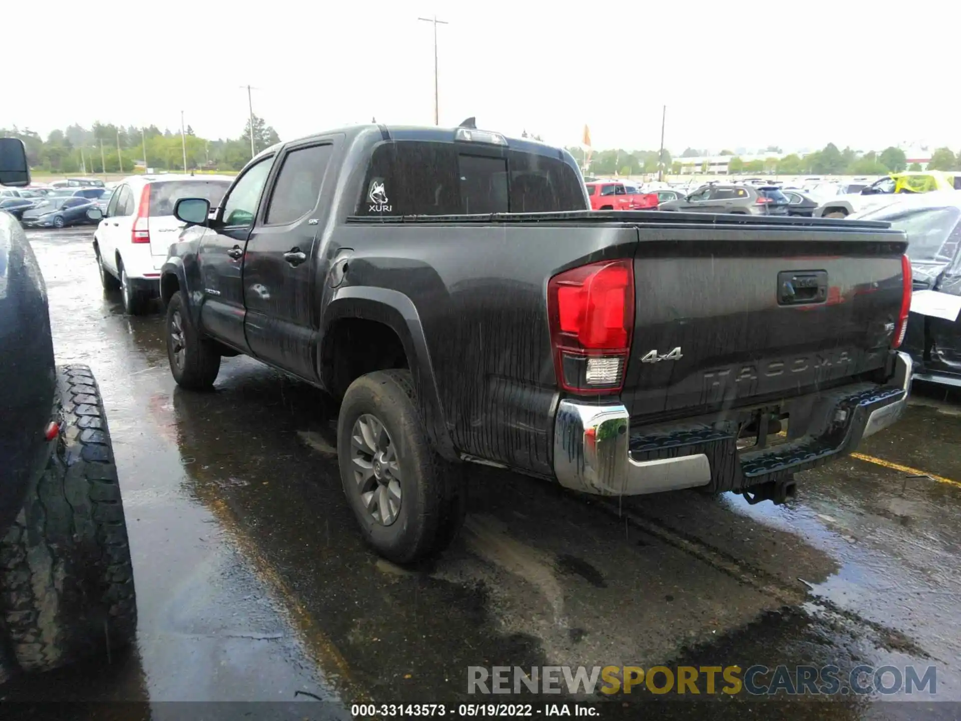 3 Photograph of a damaged car 3TMCZ5ANXKM205979 TOYOTA TACOMA 4WD 2019