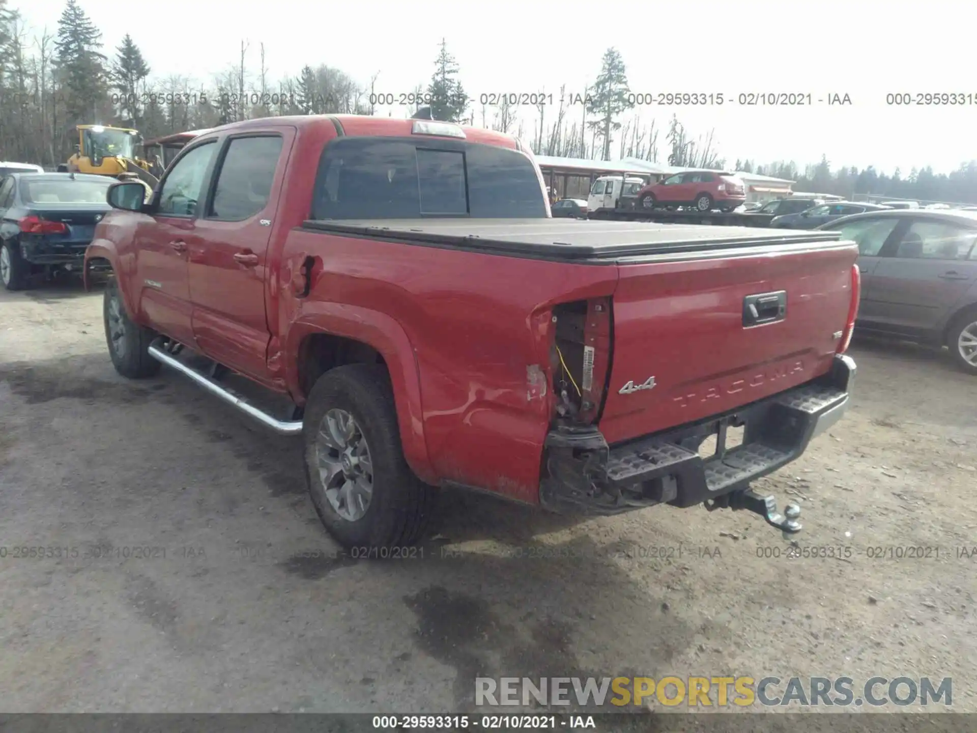 3 Photograph of a damaged car 3TMCZ5ANXKM208915 TOYOTA TACOMA 4WD 2019