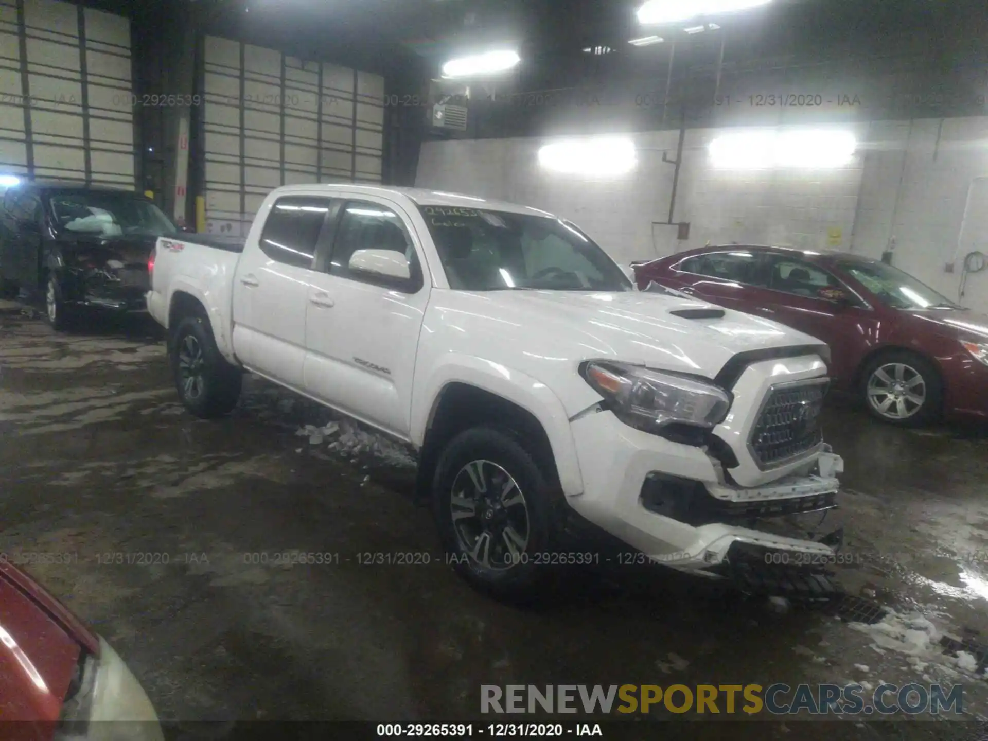 1 Photograph of a damaged car 3TMCZ5ANXKM211717 TOYOTA TACOMA 4WD 2019