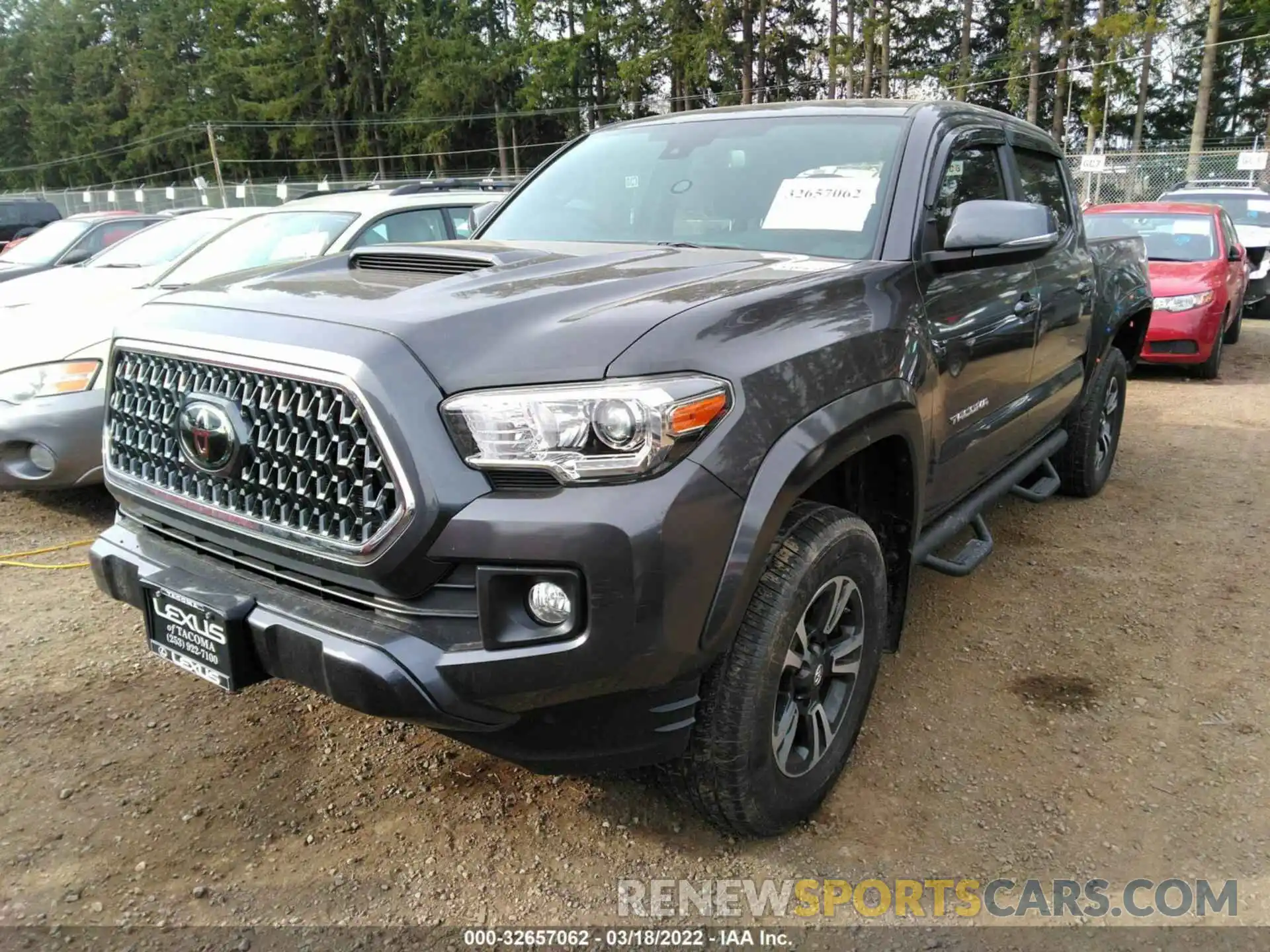 2 Фотография поврежденного автомобиля 3TMCZ5ANXKM212527 TOYOTA TACOMA 4WD 2019