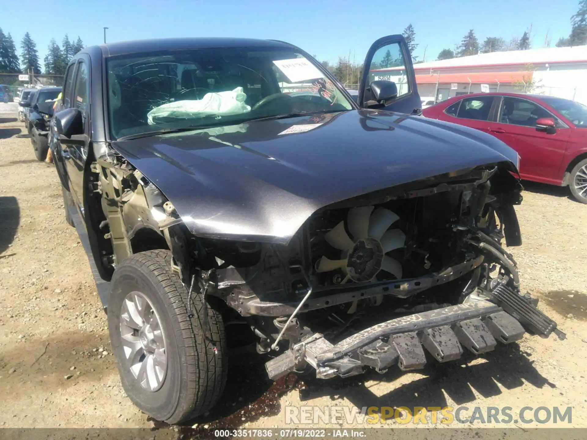 6 Photograph of a damaged car 3TMCZ5ANXKM216447 TOYOTA TACOMA 4WD 2019