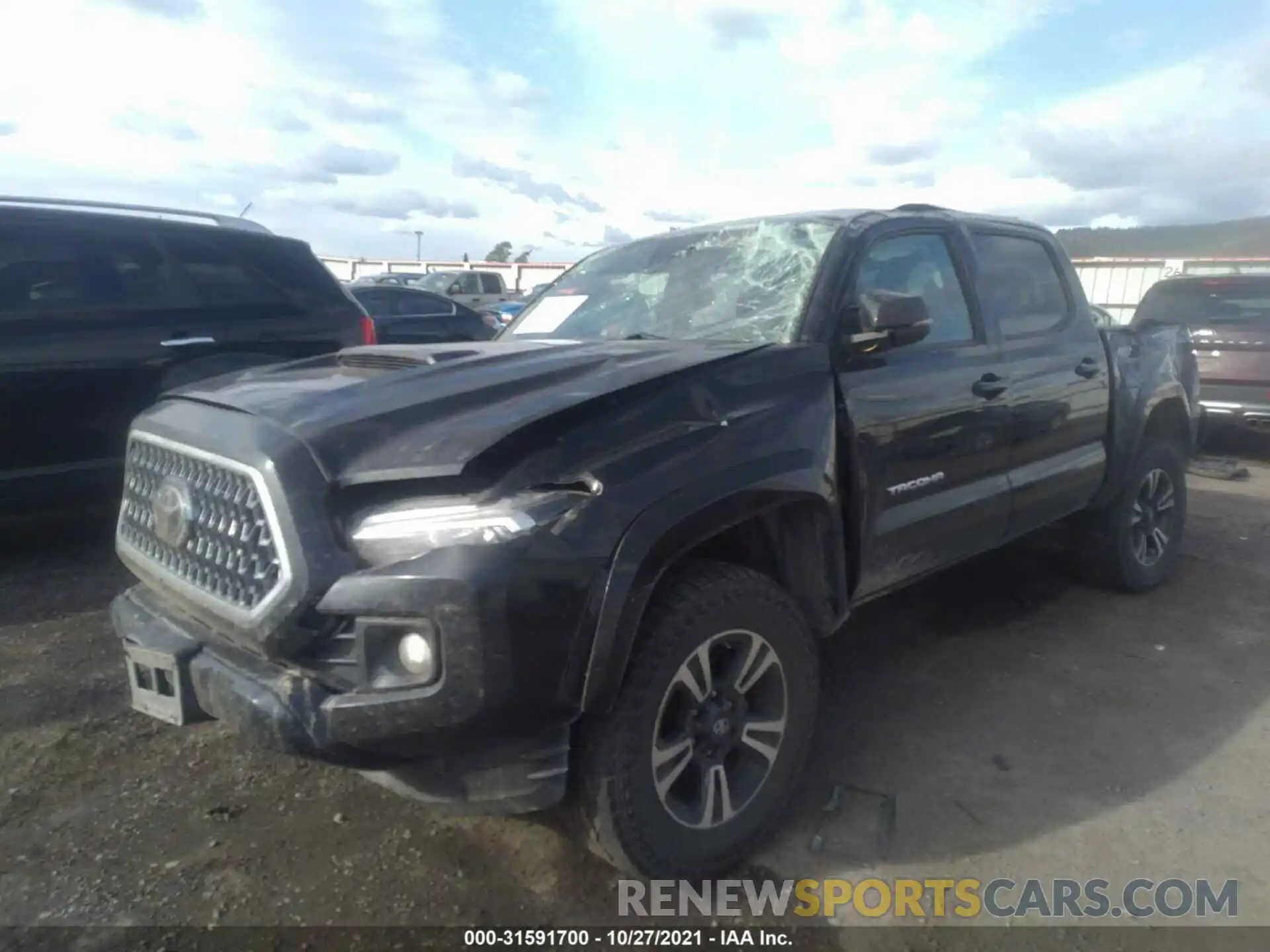 2 Фотография поврежденного автомобиля 3TMCZ5ANXKM218554 TOYOTA TACOMA 4WD 2019