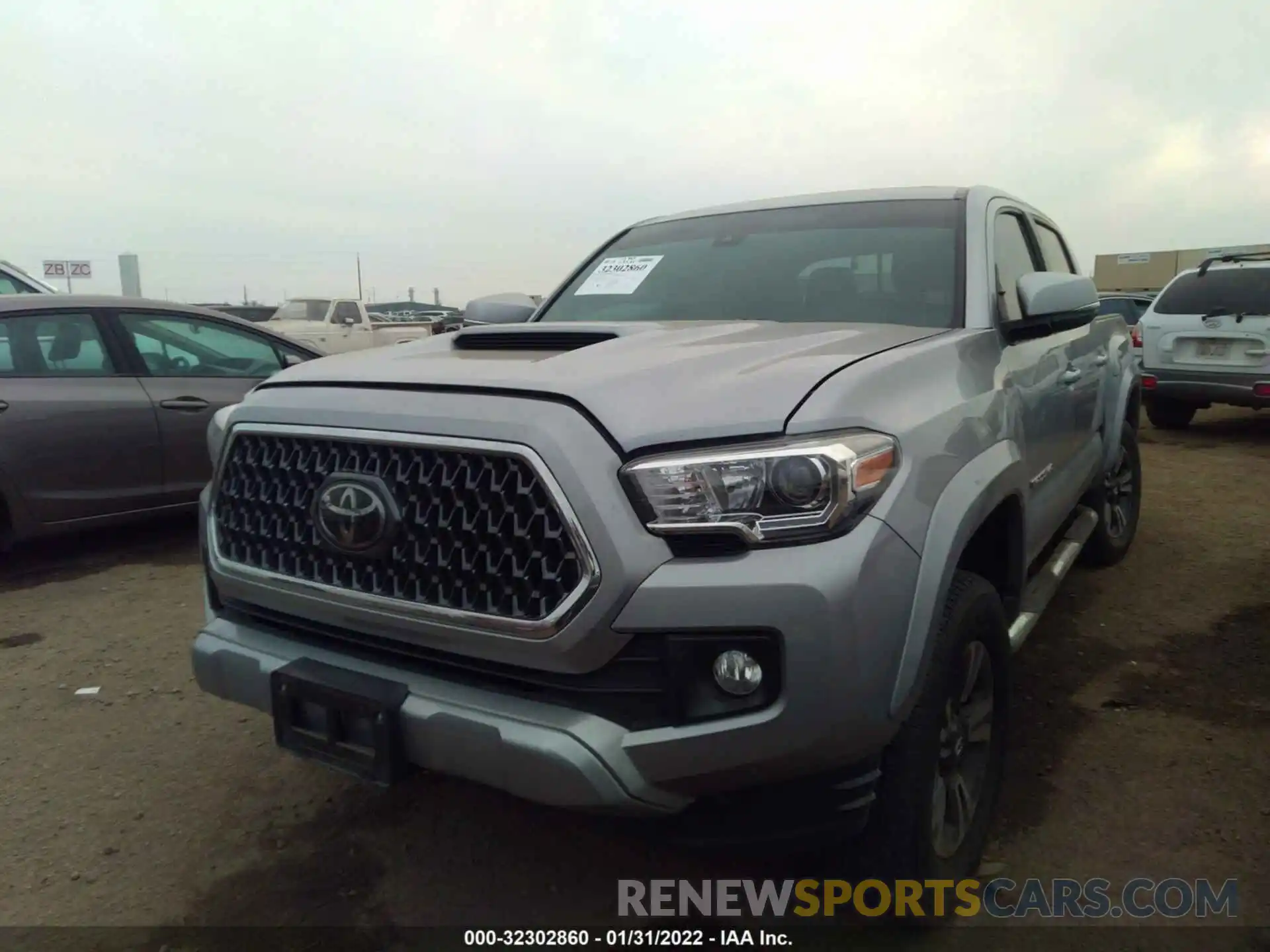 2 Фотография поврежденного автомобиля 3TMCZ5ANXKM222233 TOYOTA TACOMA 4WD 2019