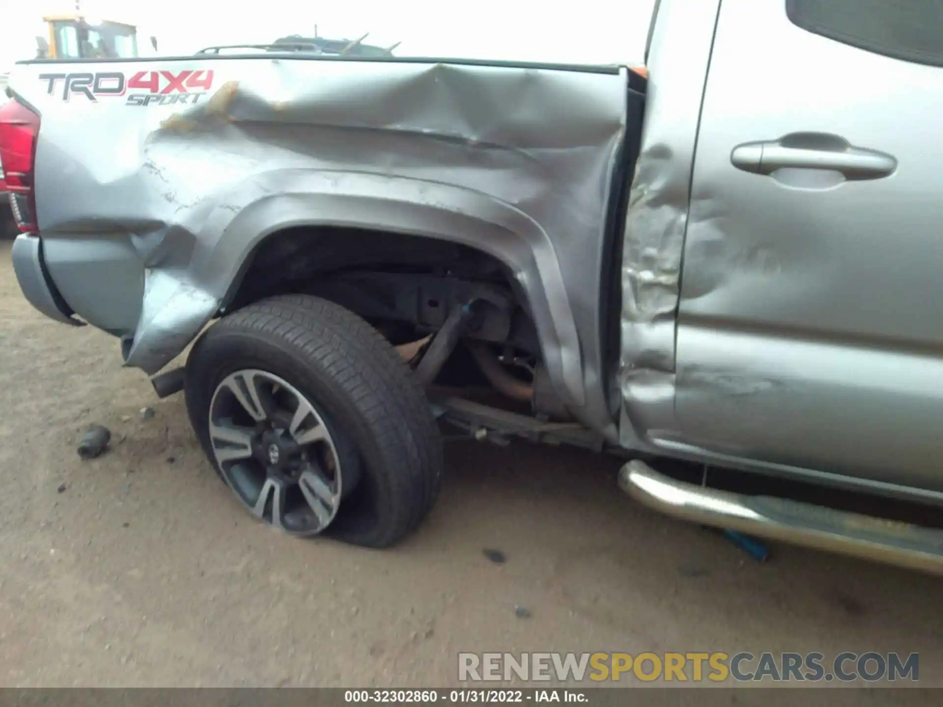 6 Photograph of a damaged car 3TMCZ5ANXKM222233 TOYOTA TACOMA 4WD 2019