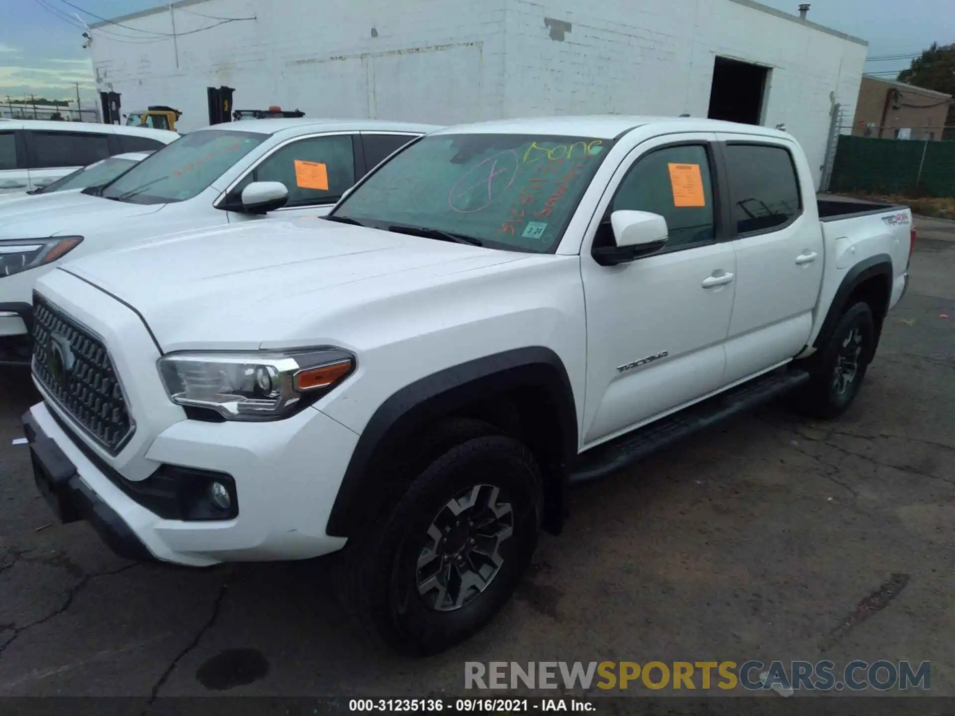 2 Photograph of a damaged car 3TMCZ5ANXKM230302 TOYOTA TACOMA 4WD 2019