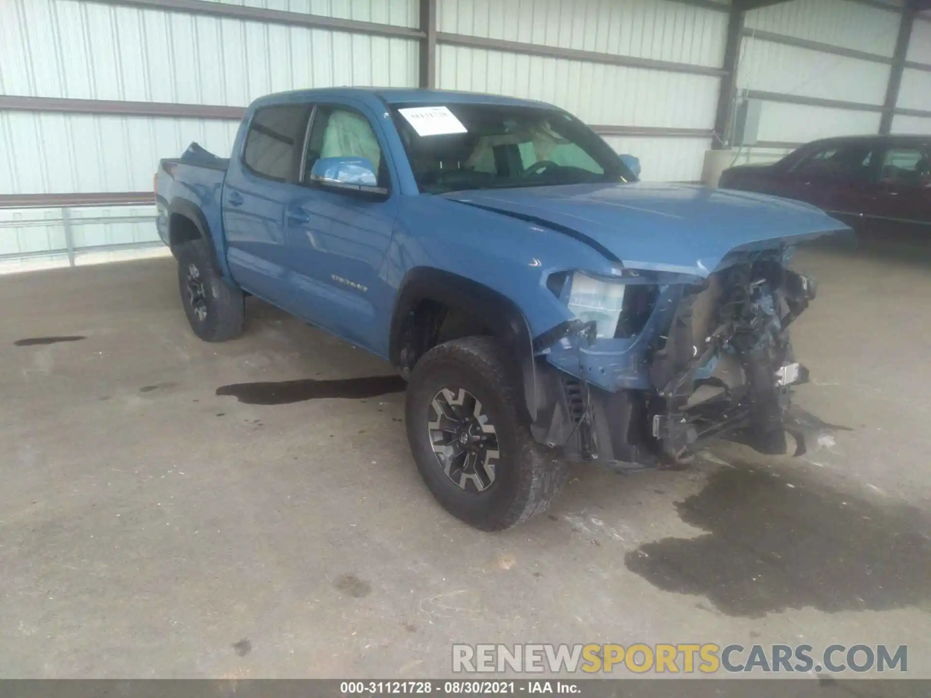 1 Photograph of a damaged car 3TMCZ5ANXKM230350 TOYOTA TACOMA 4WD 2019