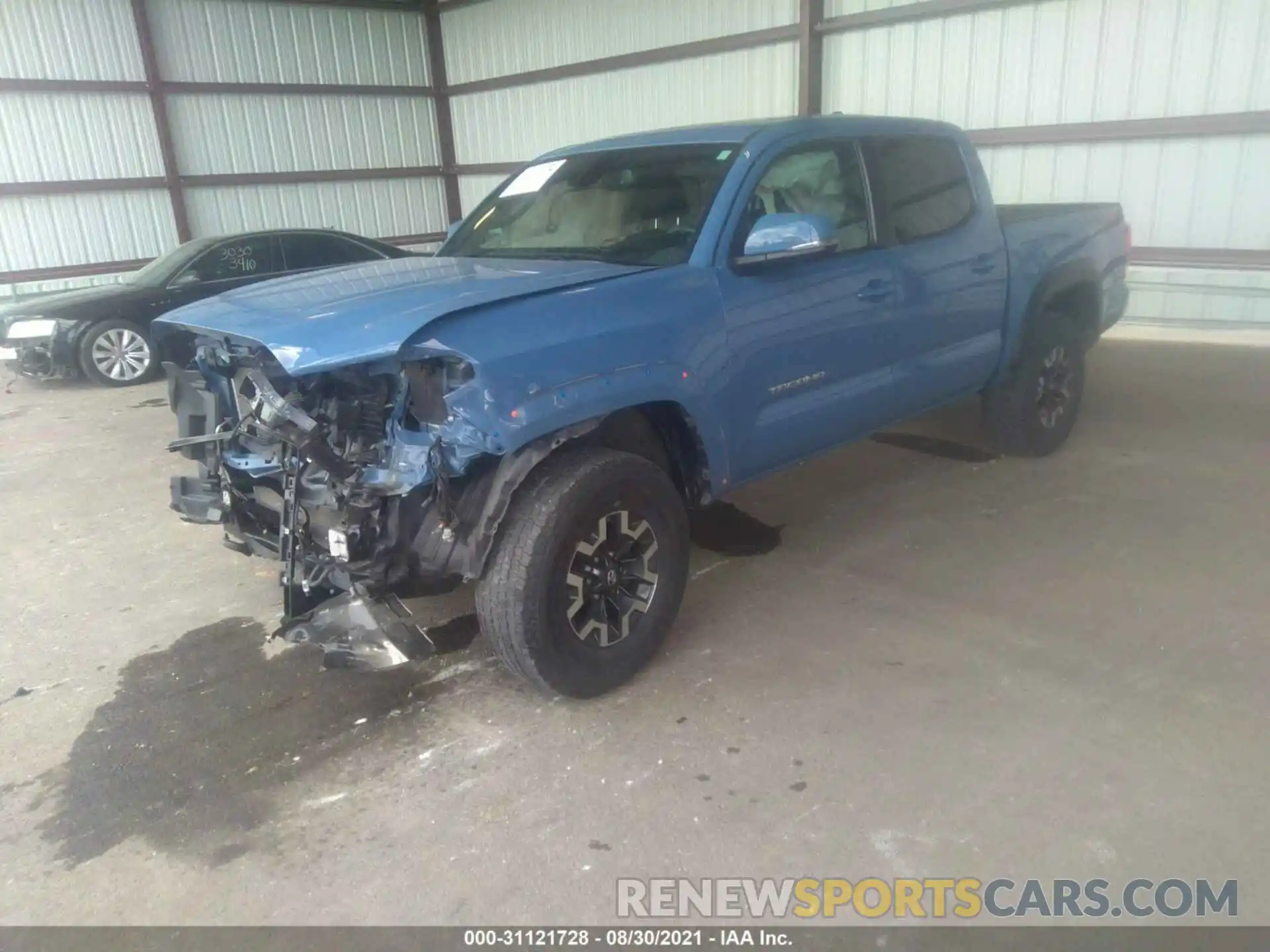 2 Photograph of a damaged car 3TMCZ5ANXKM230350 TOYOTA TACOMA 4WD 2019