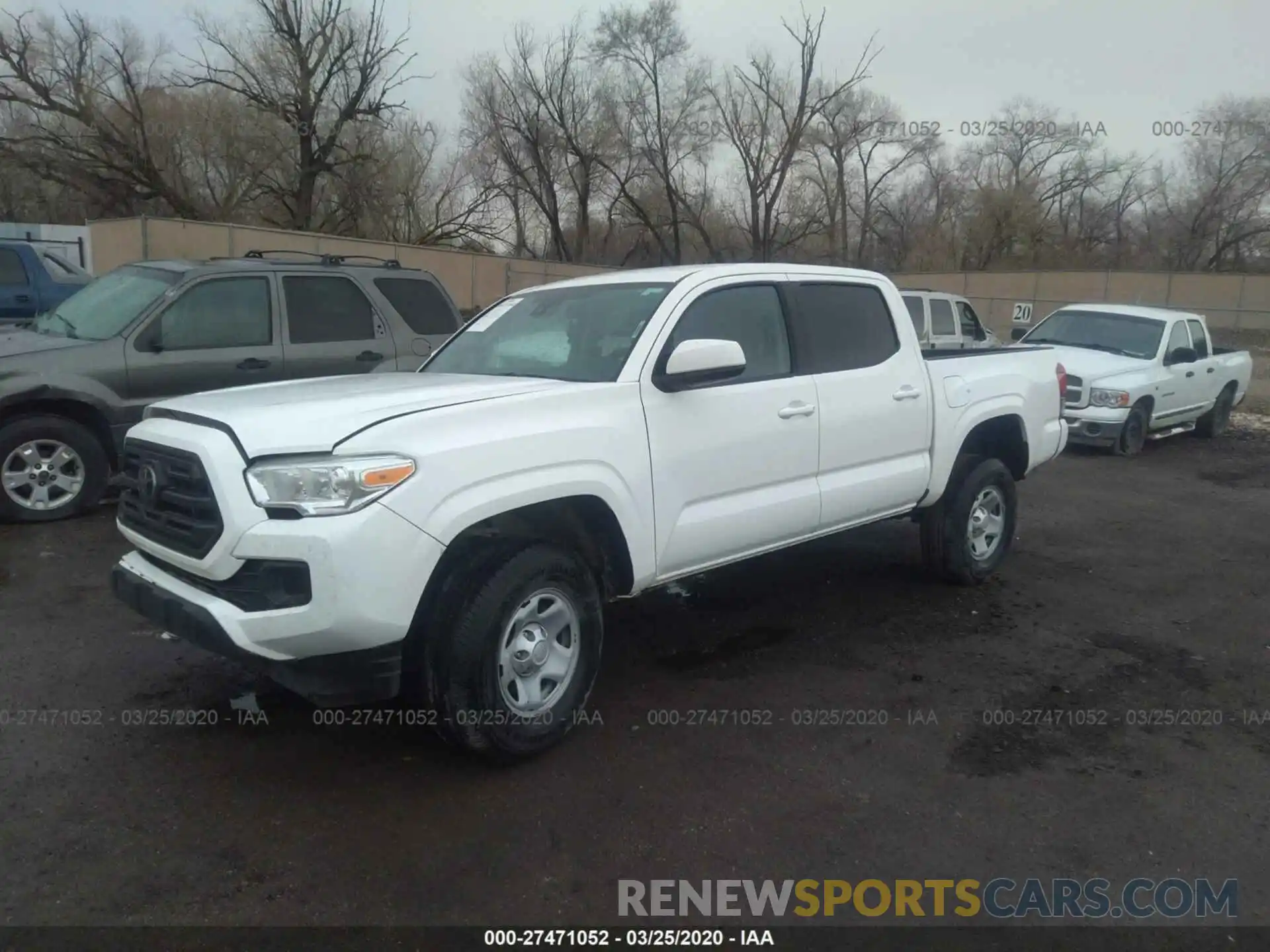 2 Photograph of a damaged car 3TMCZ5ANXKM230803 TOYOTA TACOMA 4WD 2019