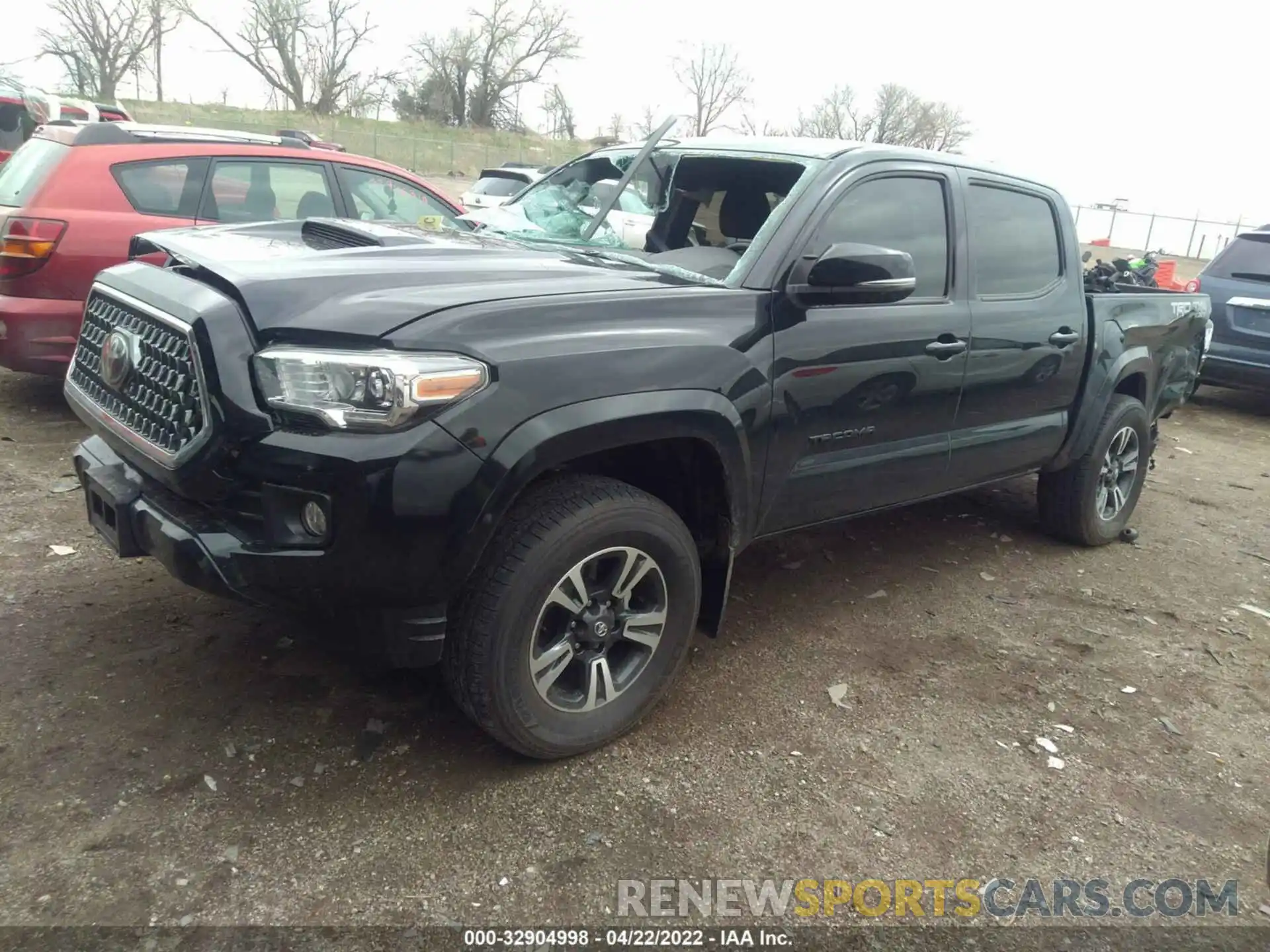 2 Фотография поврежденного автомобиля 3TMCZ5ANXKM232180 TOYOTA TACOMA 4WD 2019