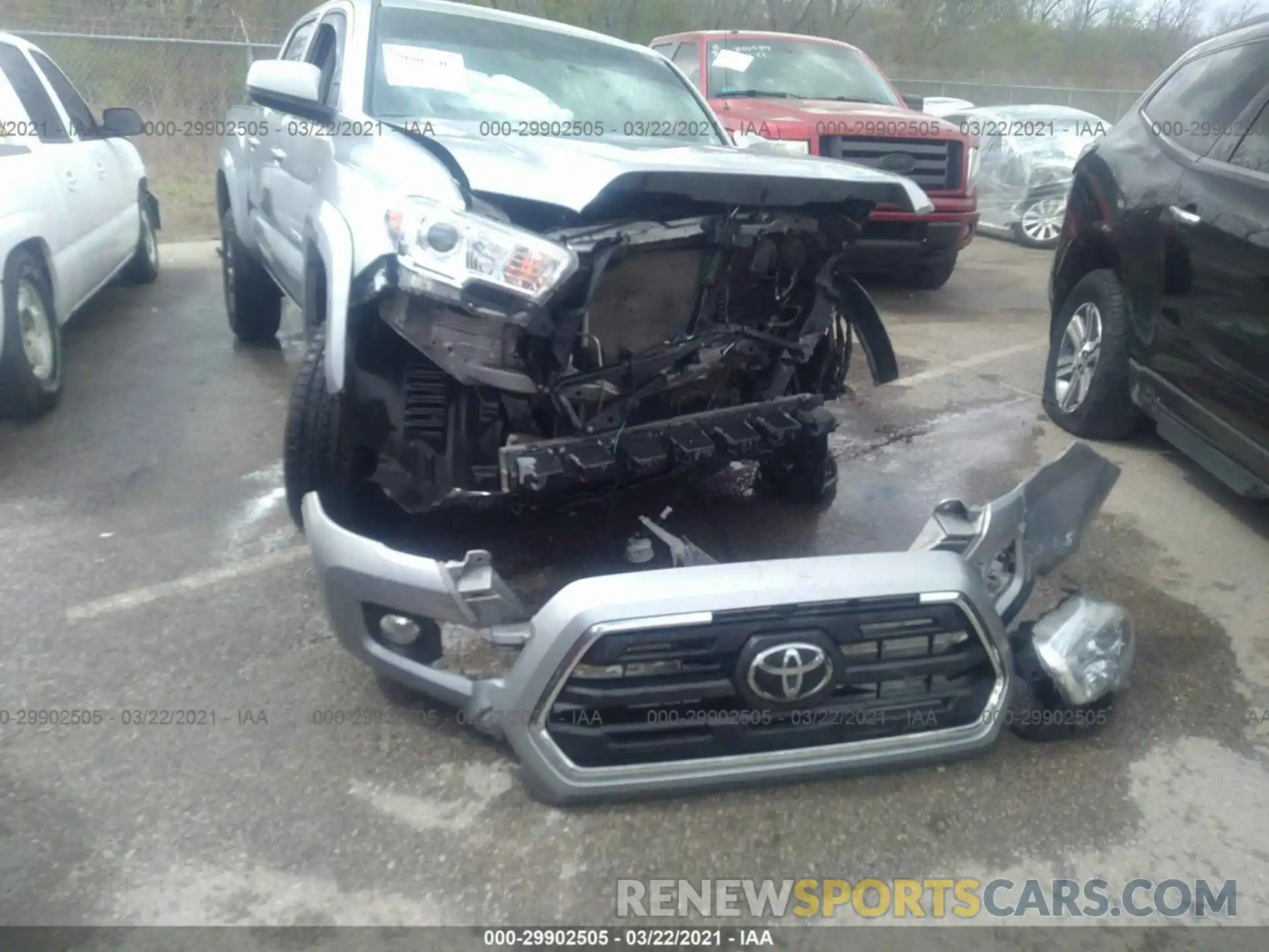 12 Photograph of a damaged car 3TMCZ5ANXKM234933 TOYOTA TACOMA 4WD 2019