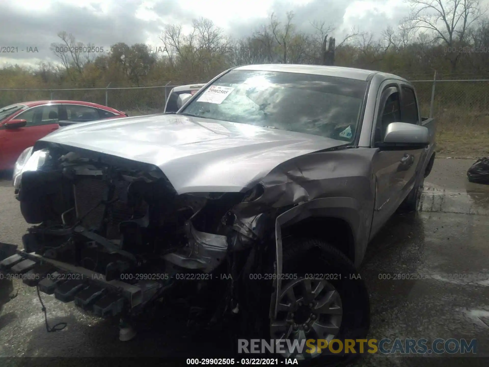 2 Photograph of a damaged car 3TMCZ5ANXKM234933 TOYOTA TACOMA 4WD 2019