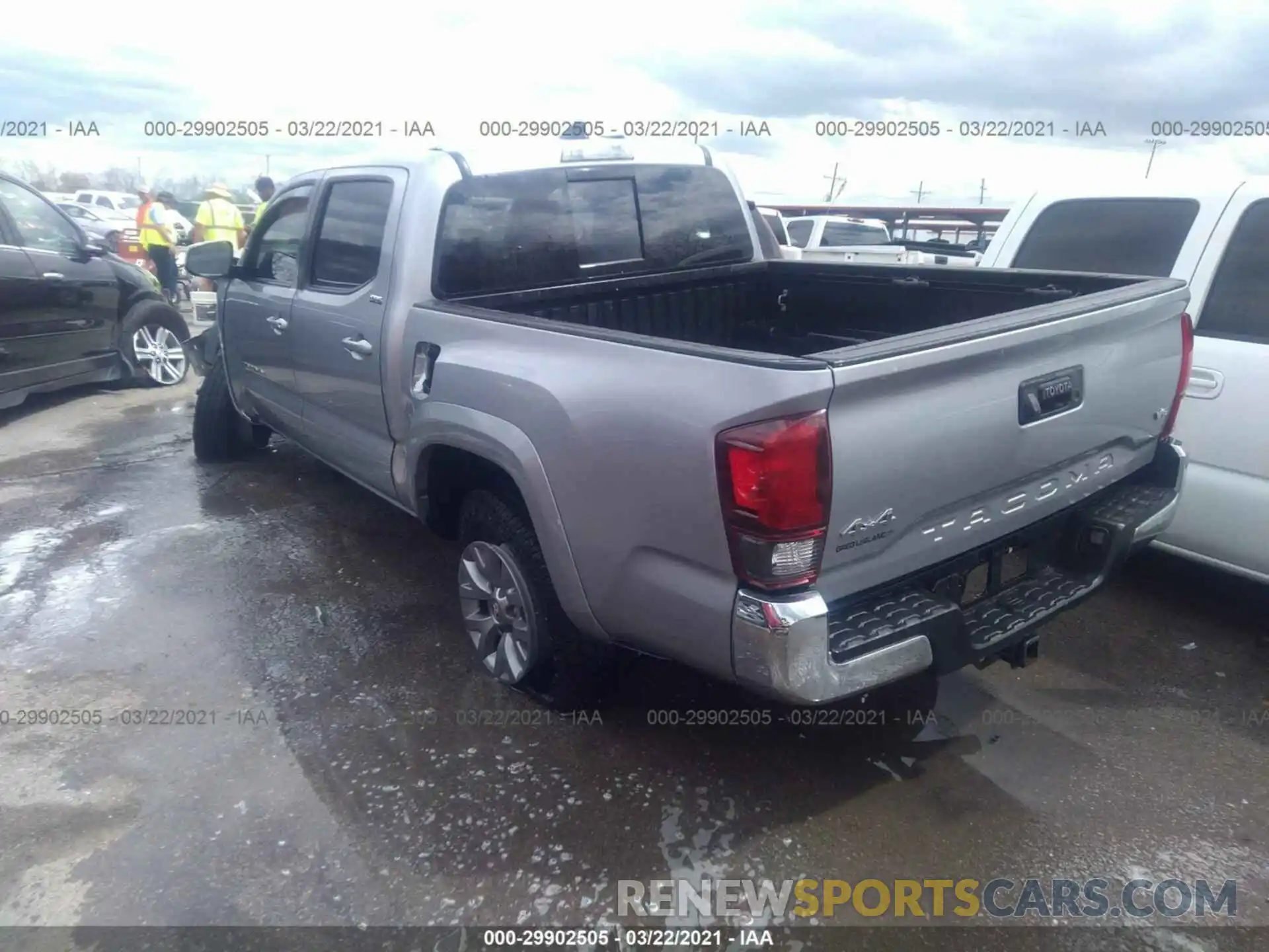 3 Фотография поврежденного автомобиля 3TMCZ5ANXKM234933 TOYOTA TACOMA 4WD 2019