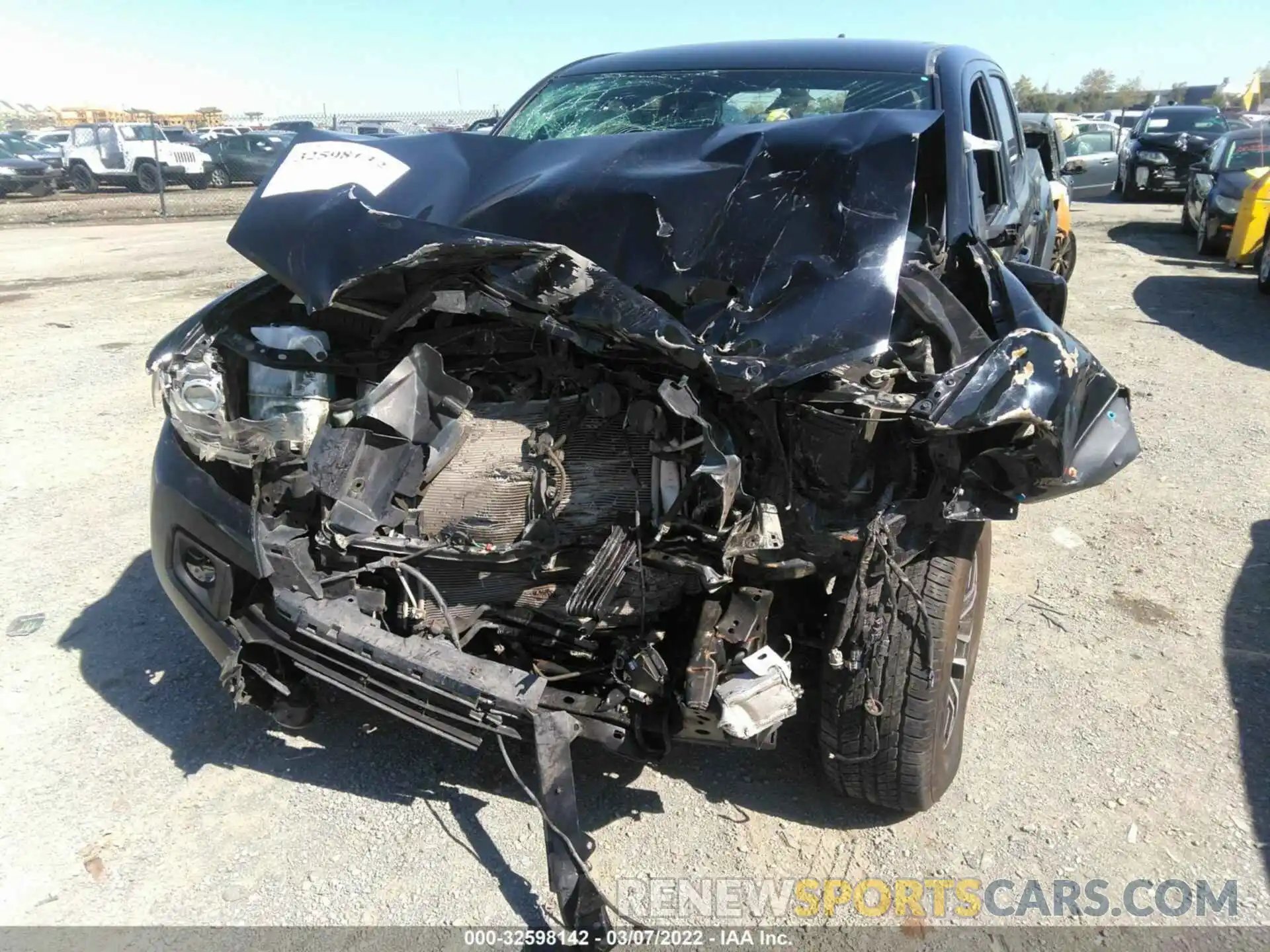 6 Photograph of a damaged car 3TMCZ5ANXKM237363 TOYOTA TACOMA 4WD 2019