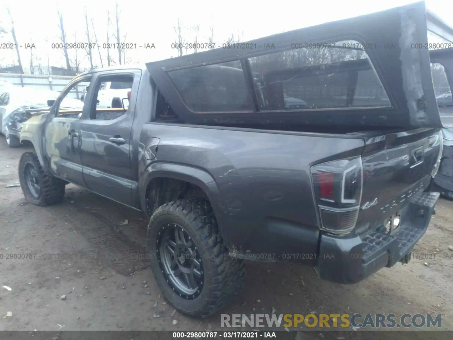 3 Photograph of a damaged car 3TMCZ5ANXKM237444 TOYOTA TACOMA 4WD 2019