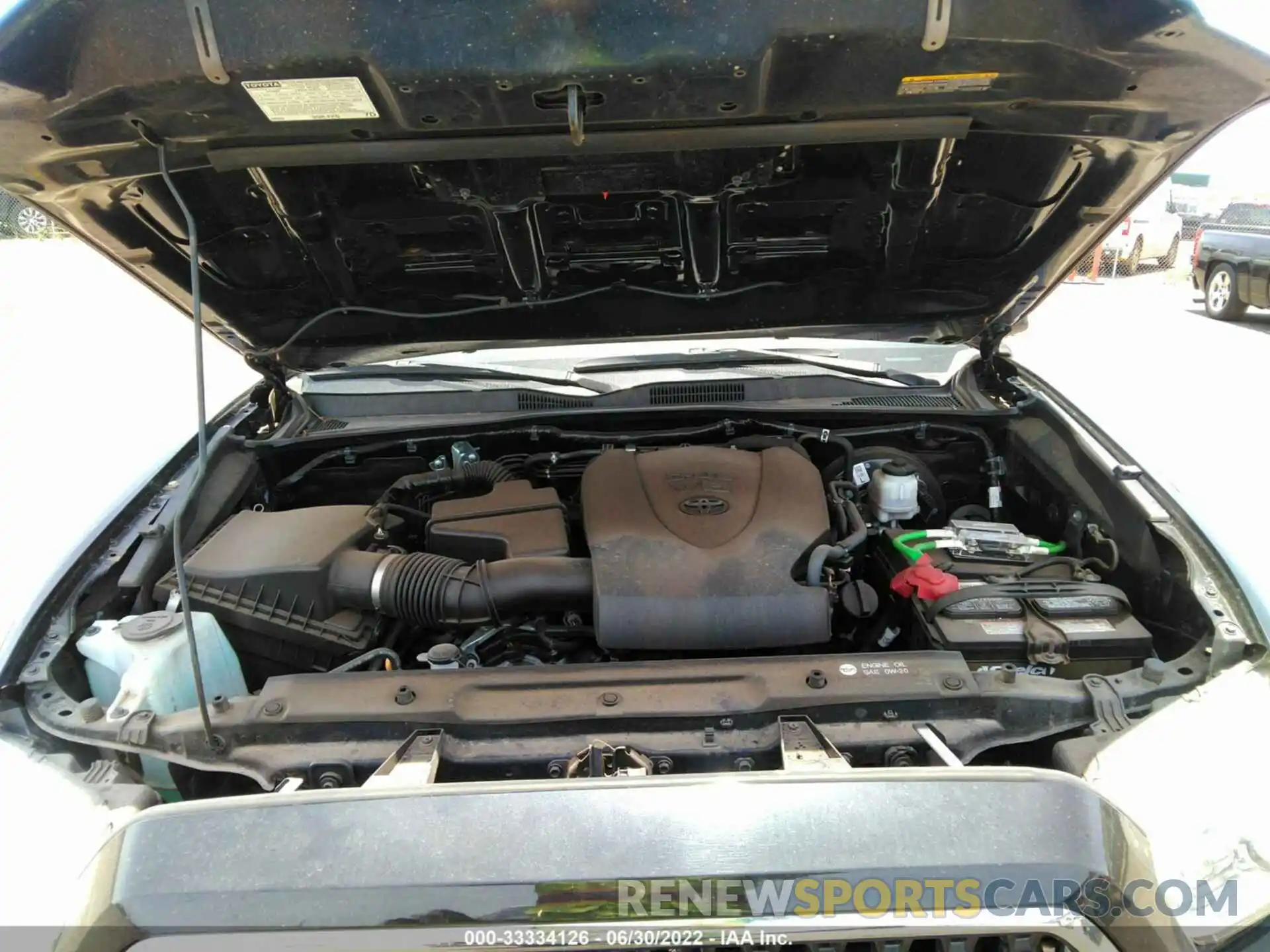 10 Photograph of a damaged car 3TMCZ5ANXKM237783 TOYOTA TACOMA 4WD 2019