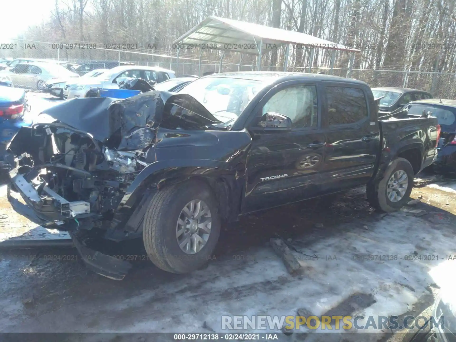 2 Photograph of a damaged car 3TMCZ5ANXKM238514 TOYOTA TACOMA 4WD 2019