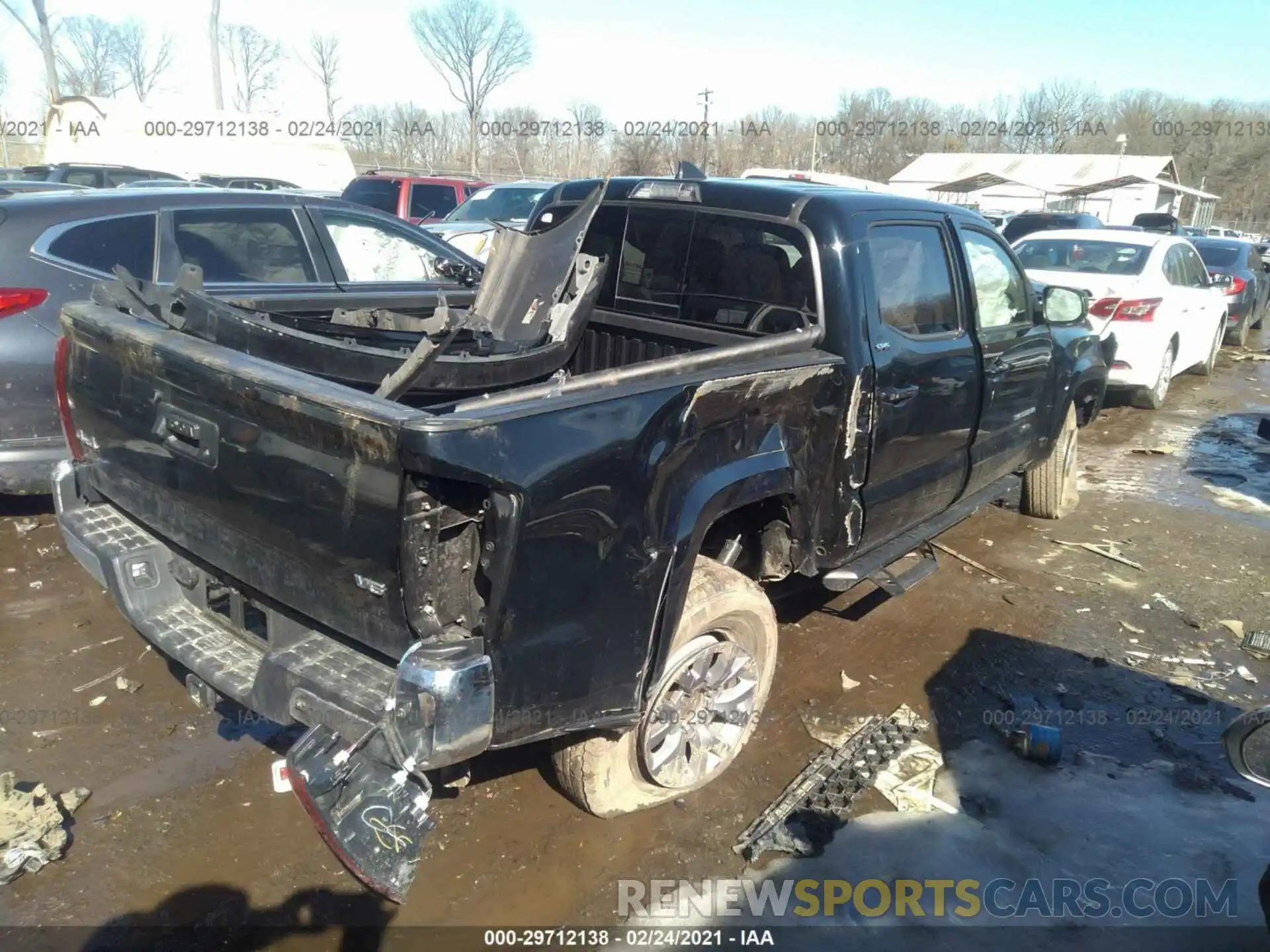 4 Photograph of a damaged car 3TMCZ5ANXKM238514 TOYOTA TACOMA 4WD 2019