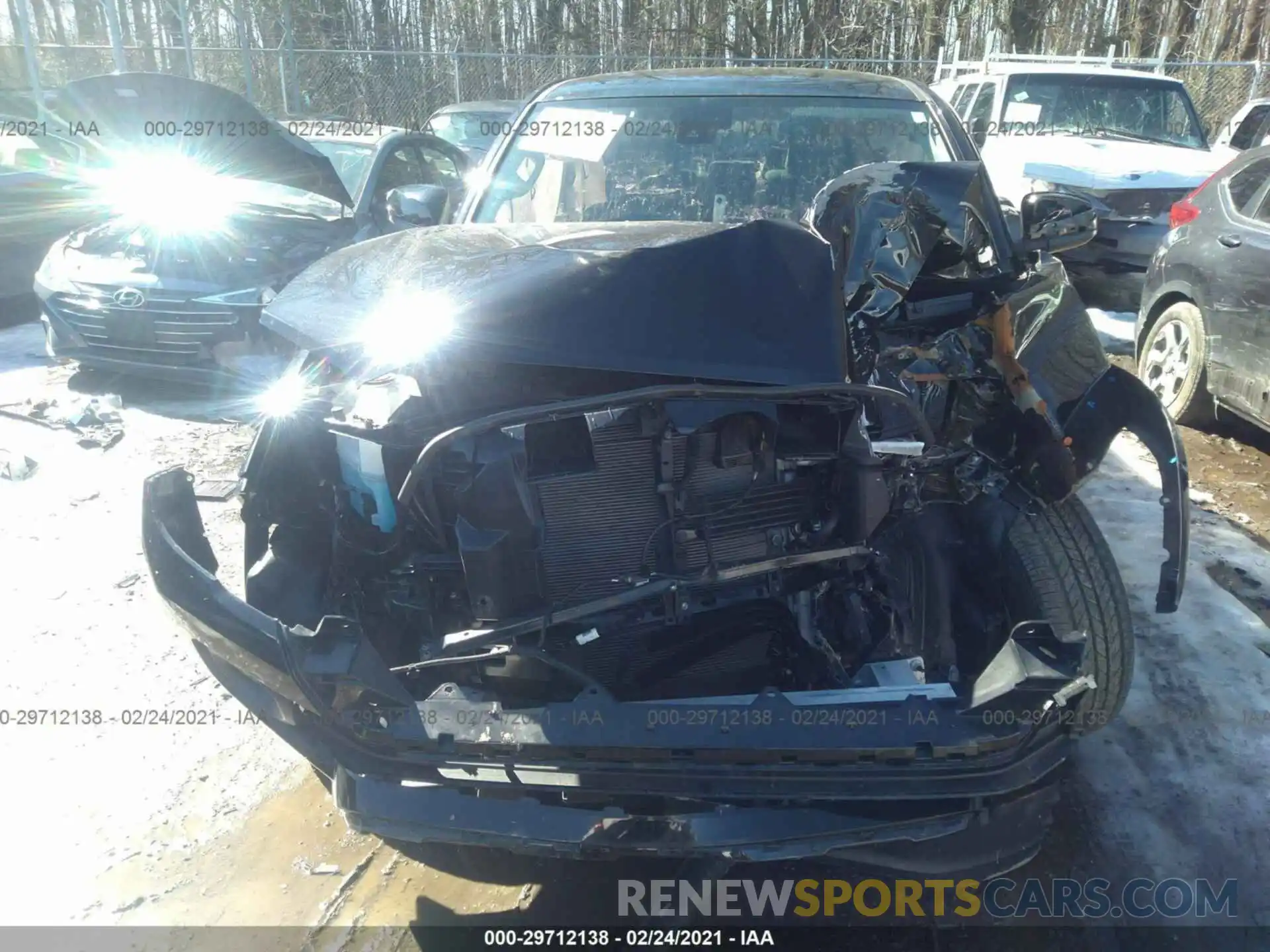 6 Photograph of a damaged car 3TMCZ5ANXKM238514 TOYOTA TACOMA 4WD 2019