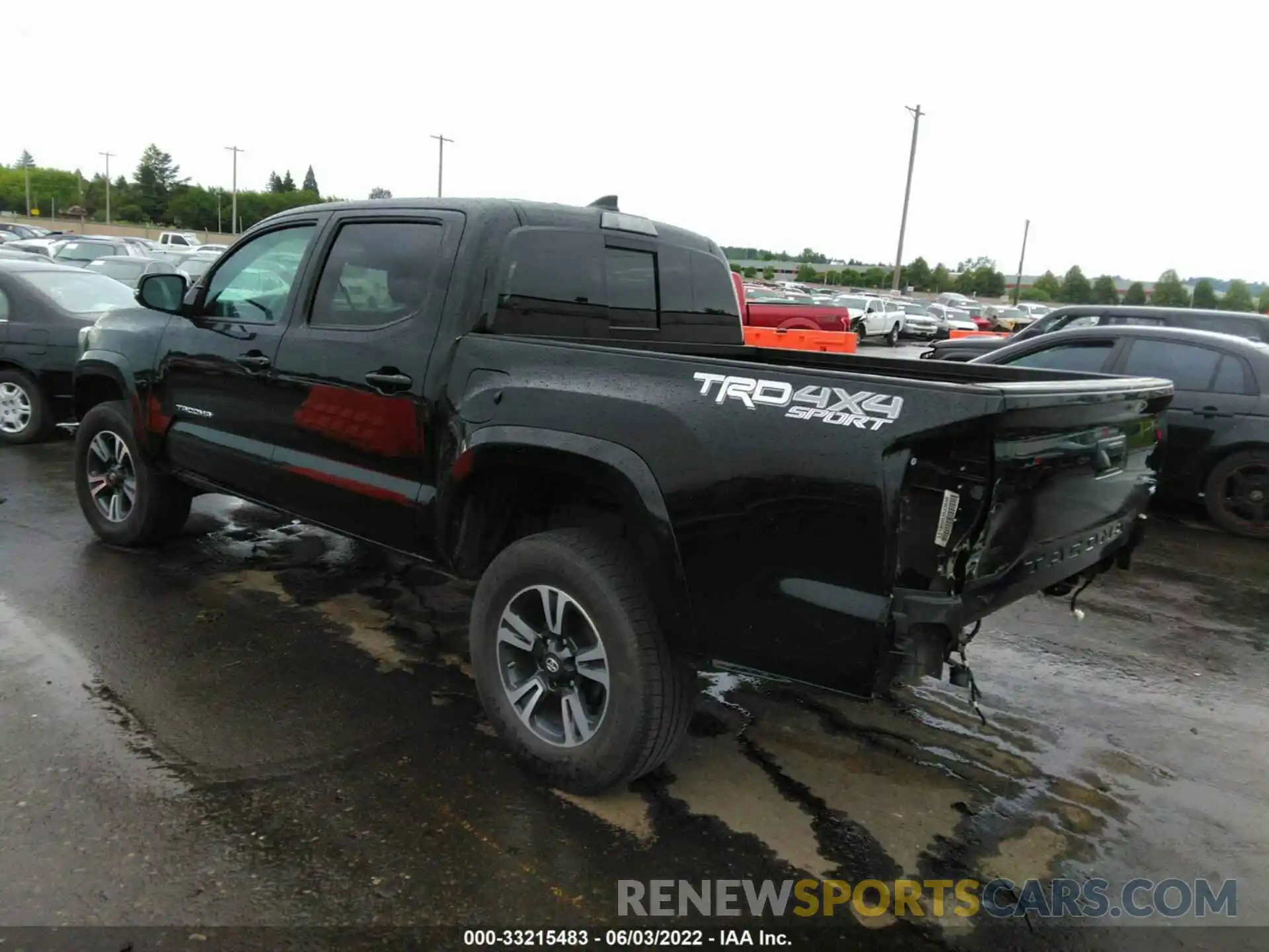 3 Photograph of a damaged car 3TMCZ5ANXKM242899 TOYOTA TACOMA 4WD 2019