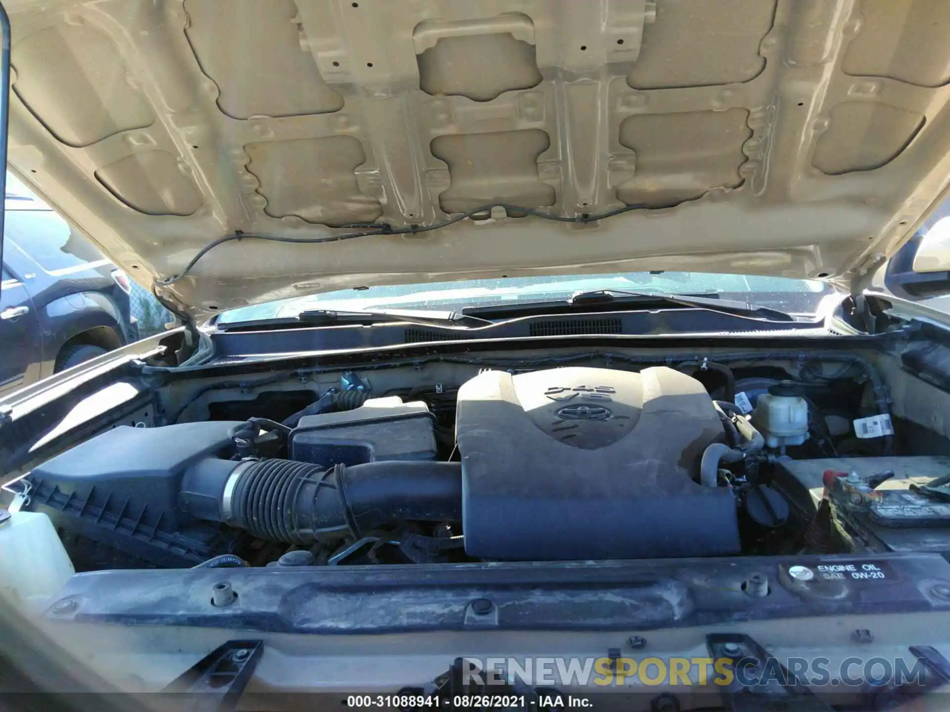 10 Photograph of a damaged car 3TMCZ5ANXKM243518 TOYOTA TACOMA 4WD 2019