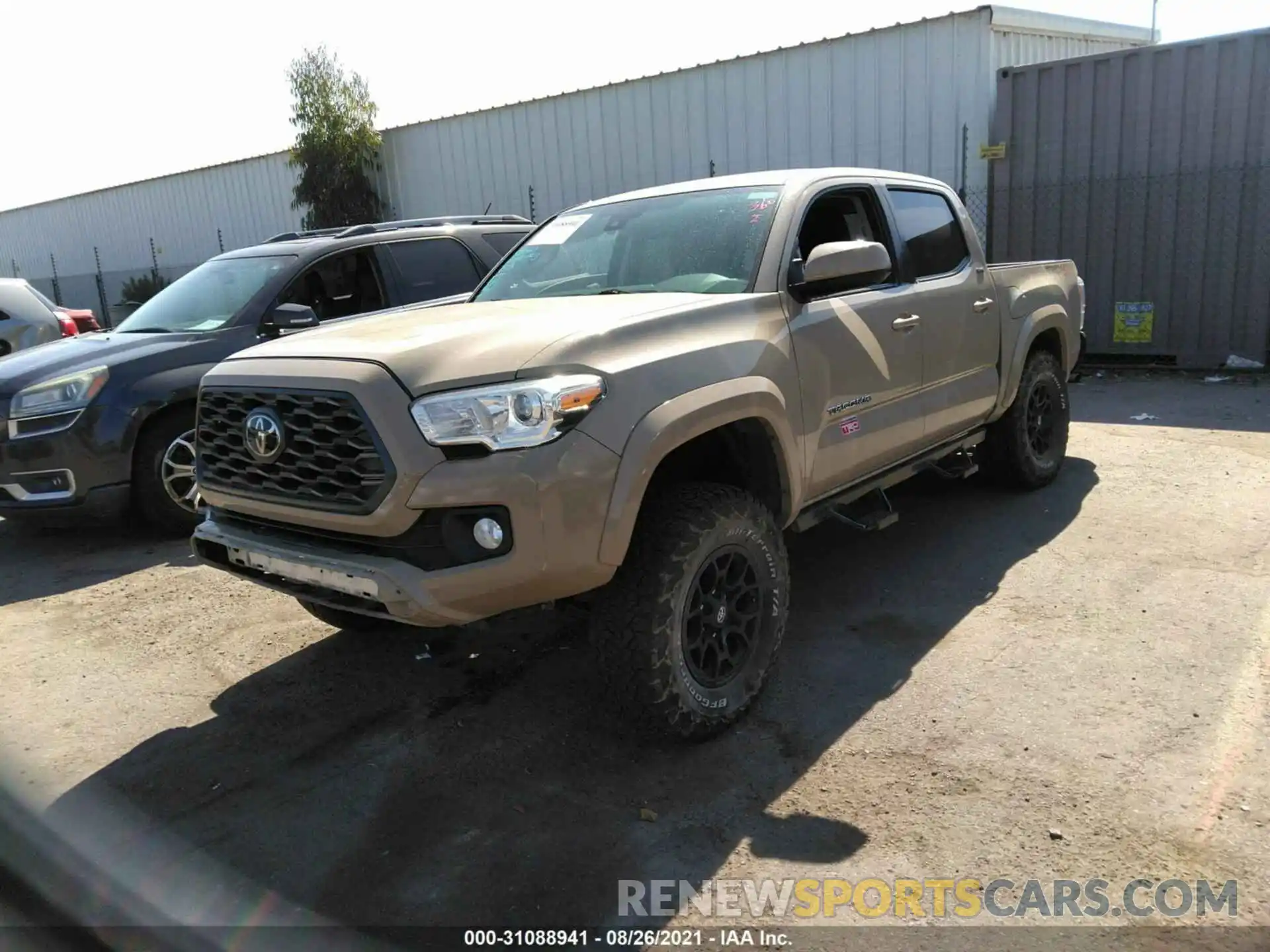 2 Photograph of a damaged car 3TMCZ5ANXKM243518 TOYOTA TACOMA 4WD 2019