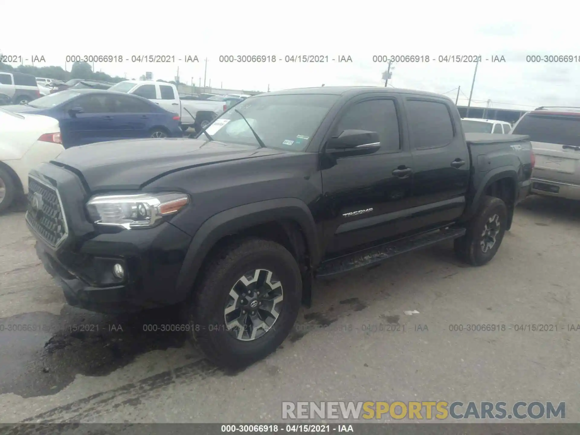 2 Фотография поврежденного автомобиля 3TMCZ5ANXKM244670 TOYOTA TACOMA 4WD 2019