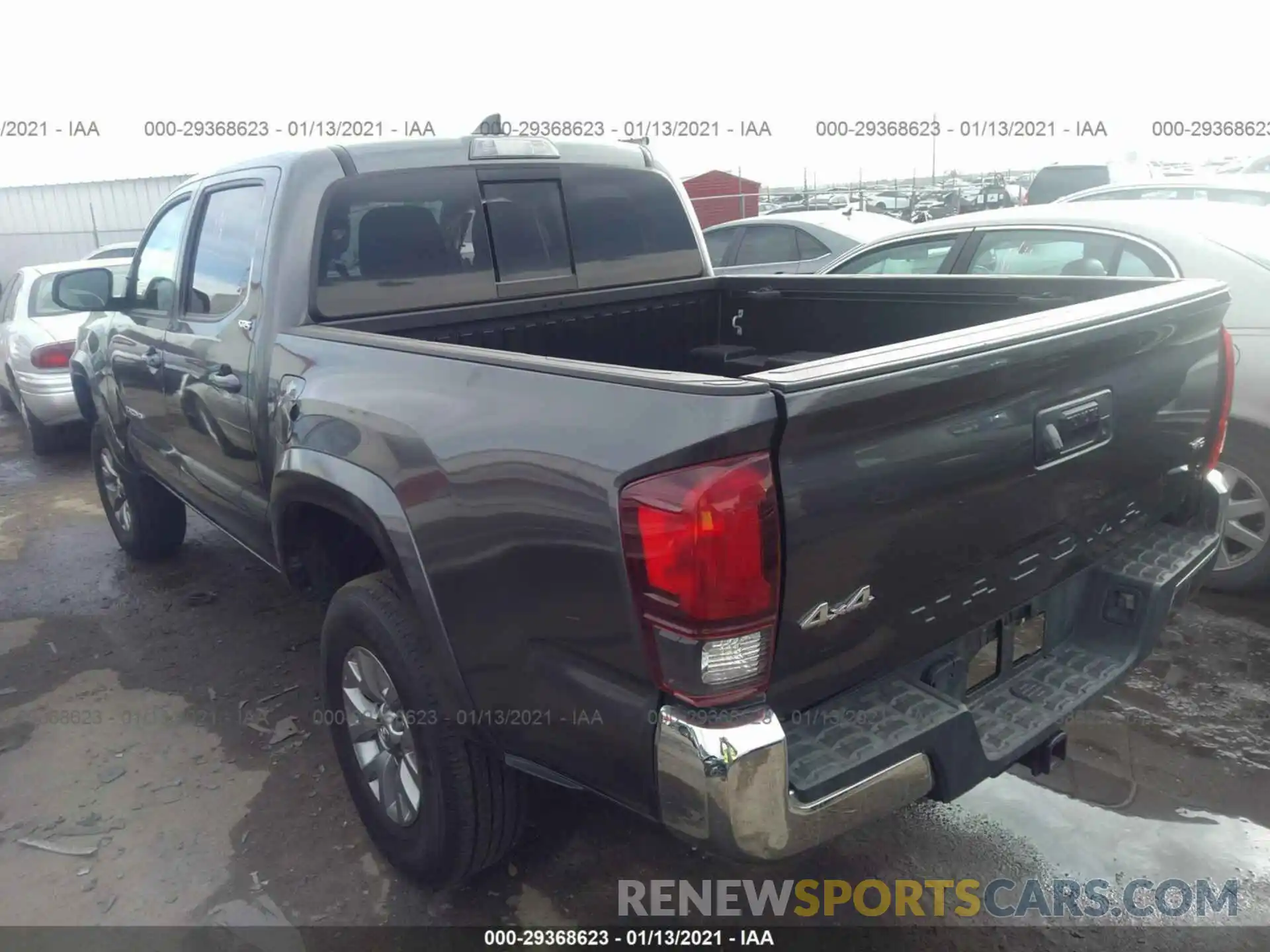 3 Фотография поврежденного автомобиля 3TMCZ5ANXKM246600 TOYOTA TACOMA 4WD 2019