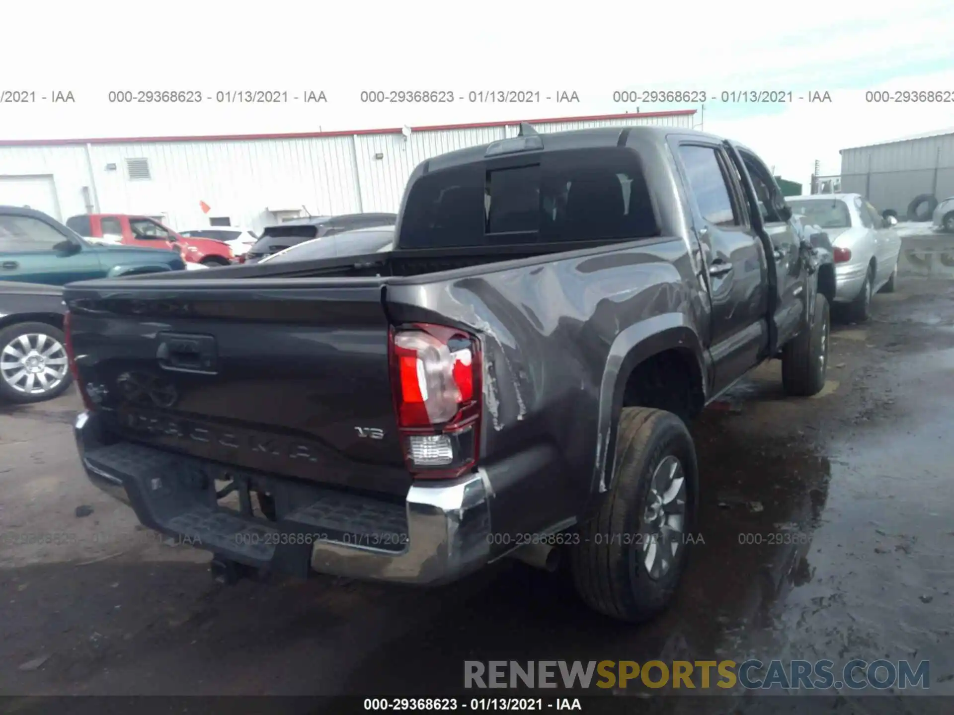 4 Фотография поврежденного автомобиля 3TMCZ5ANXKM246600 TOYOTA TACOMA 4WD 2019