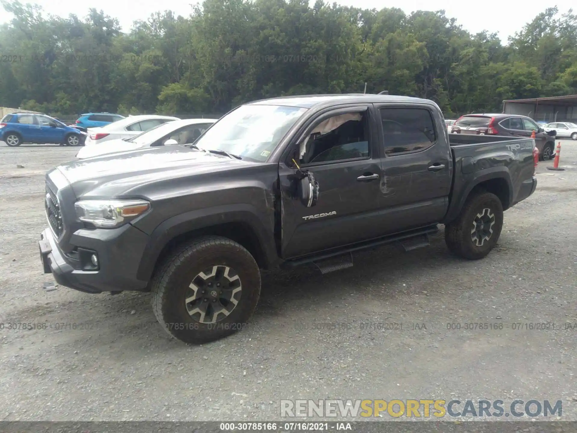 6 Photograph of a damaged car 3TMCZ5ANXKM250159 TOYOTA TACOMA 4WD 2019