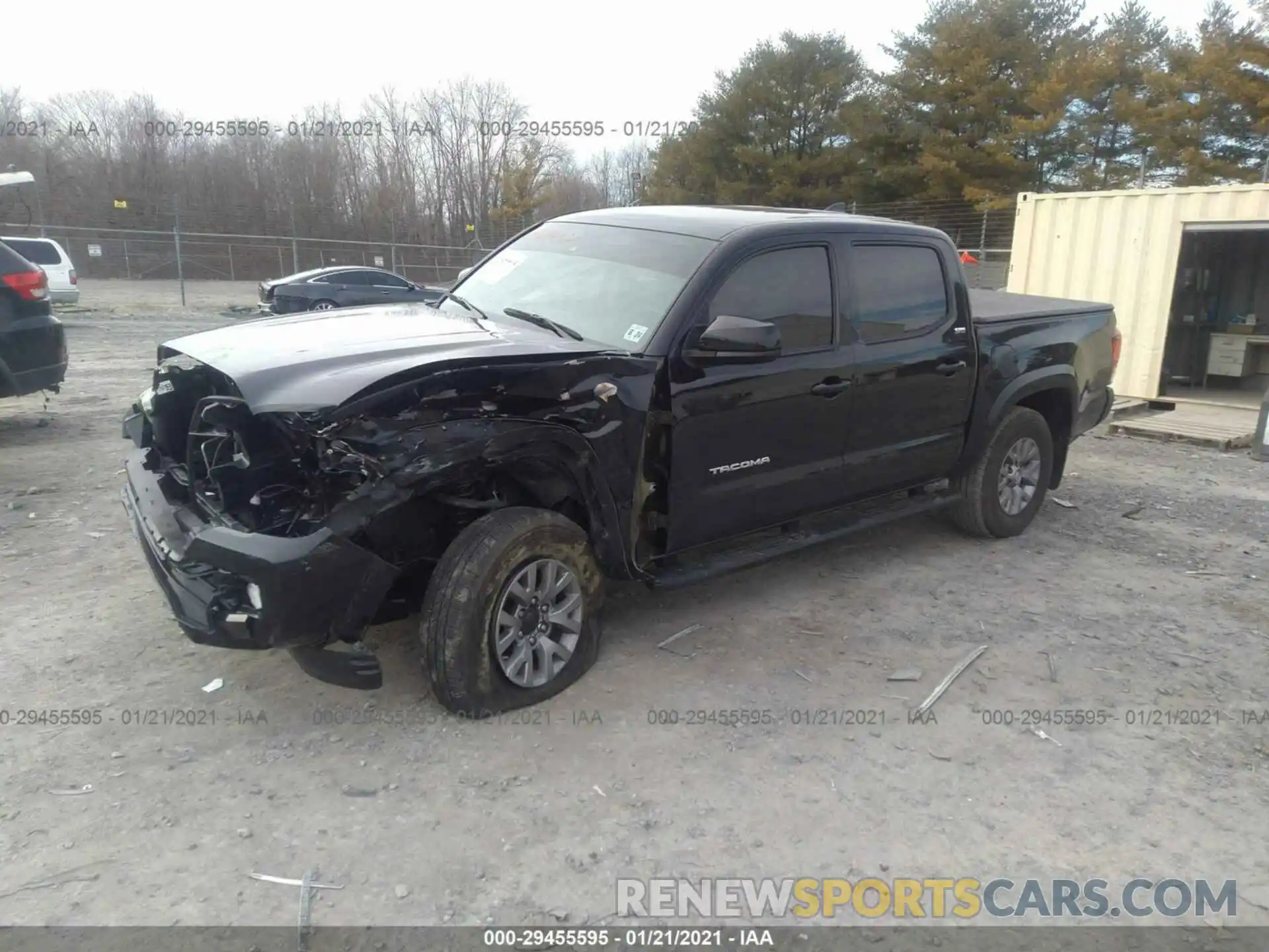 2 Photograph of a damaged car 3TMCZ5ANXKM253403 TOYOTA TACOMA 4WD 2019