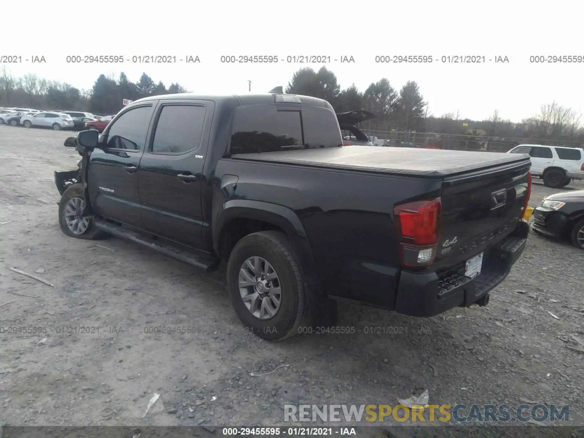 3 Photograph of a damaged car 3TMCZ5ANXKM253403 TOYOTA TACOMA 4WD 2019