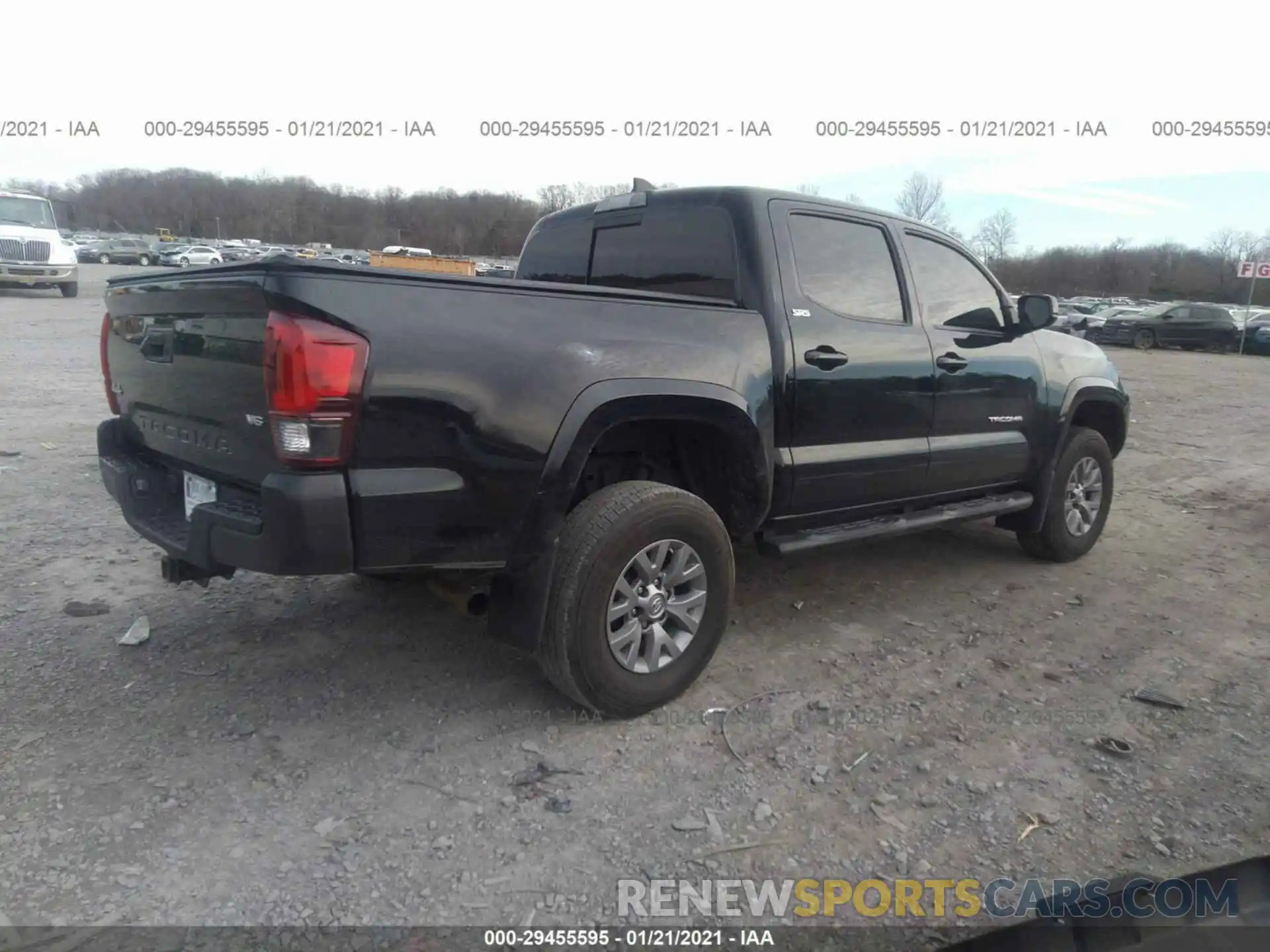 4 Photograph of a damaged car 3TMCZ5ANXKM253403 TOYOTA TACOMA 4WD 2019