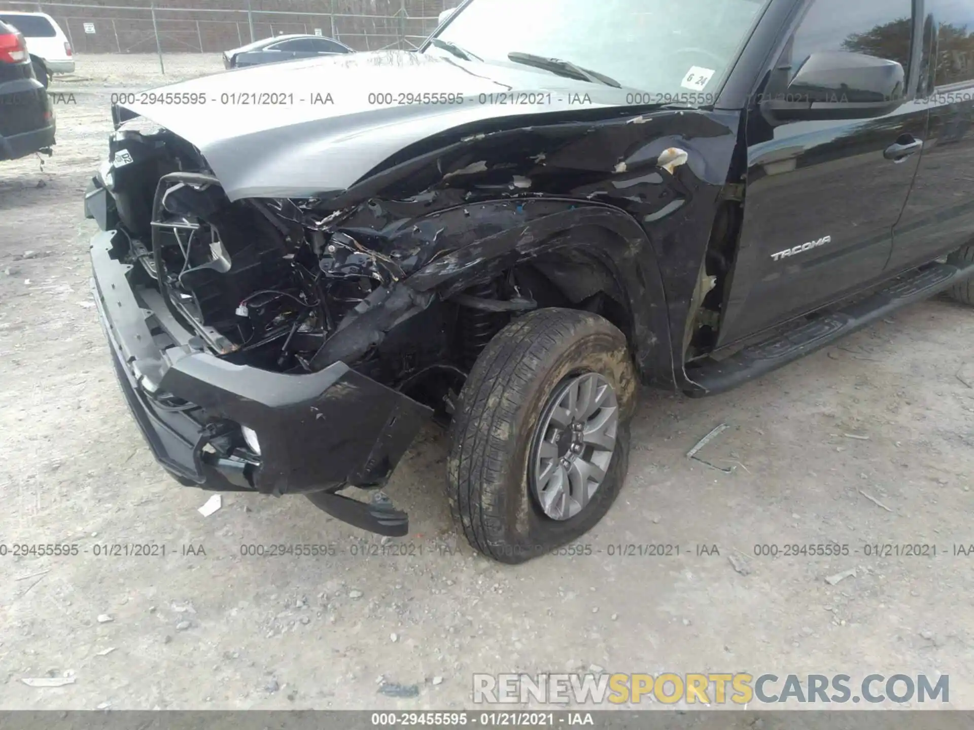 6 Photograph of a damaged car 3TMCZ5ANXKM253403 TOYOTA TACOMA 4WD 2019